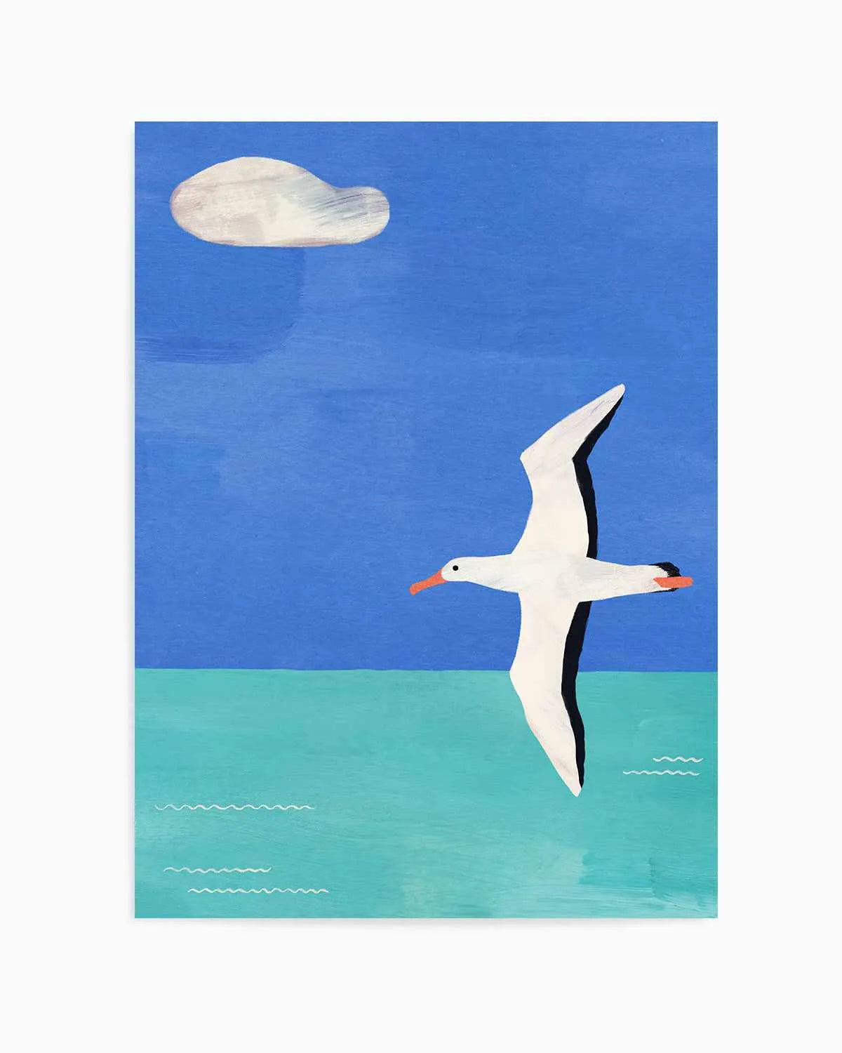 Albatross & the Cloud by Henry Rivers Art Print from Olive et Oriel where you can shop wallpaper and artworks online