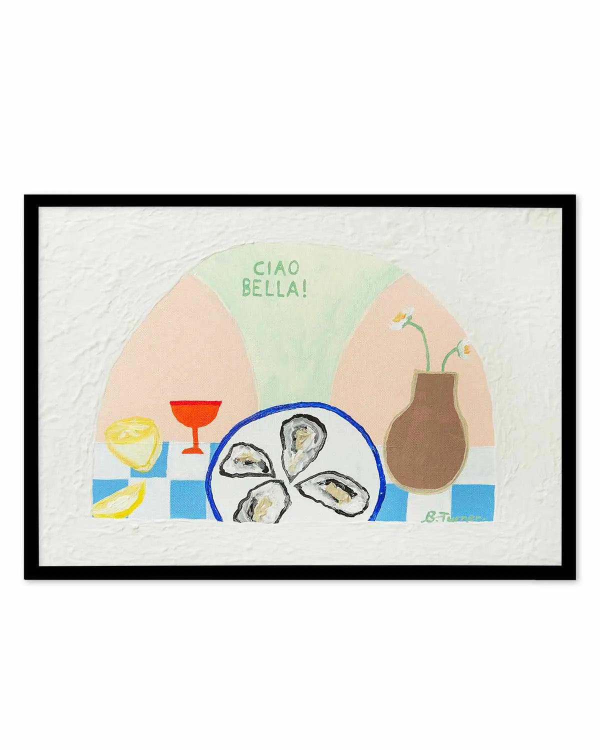 Alfresco by Britney Turner Art Print from Olive et Oriel where you can shop wallpaper and artworks online