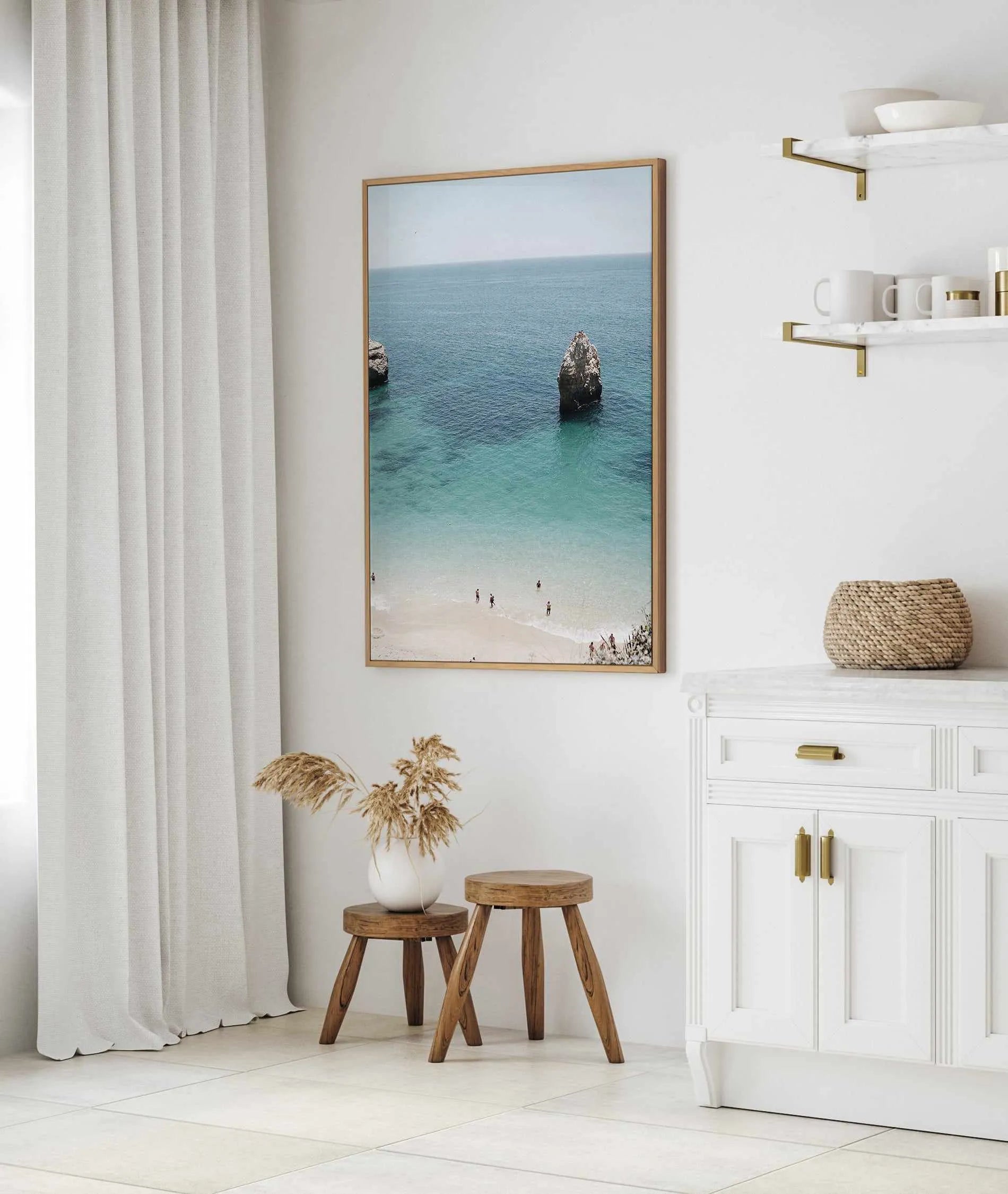 Algarve, Portugal by Renee Rae | Framed Canvas from Olive et Oriel where you can shop wallpaper and artworks online