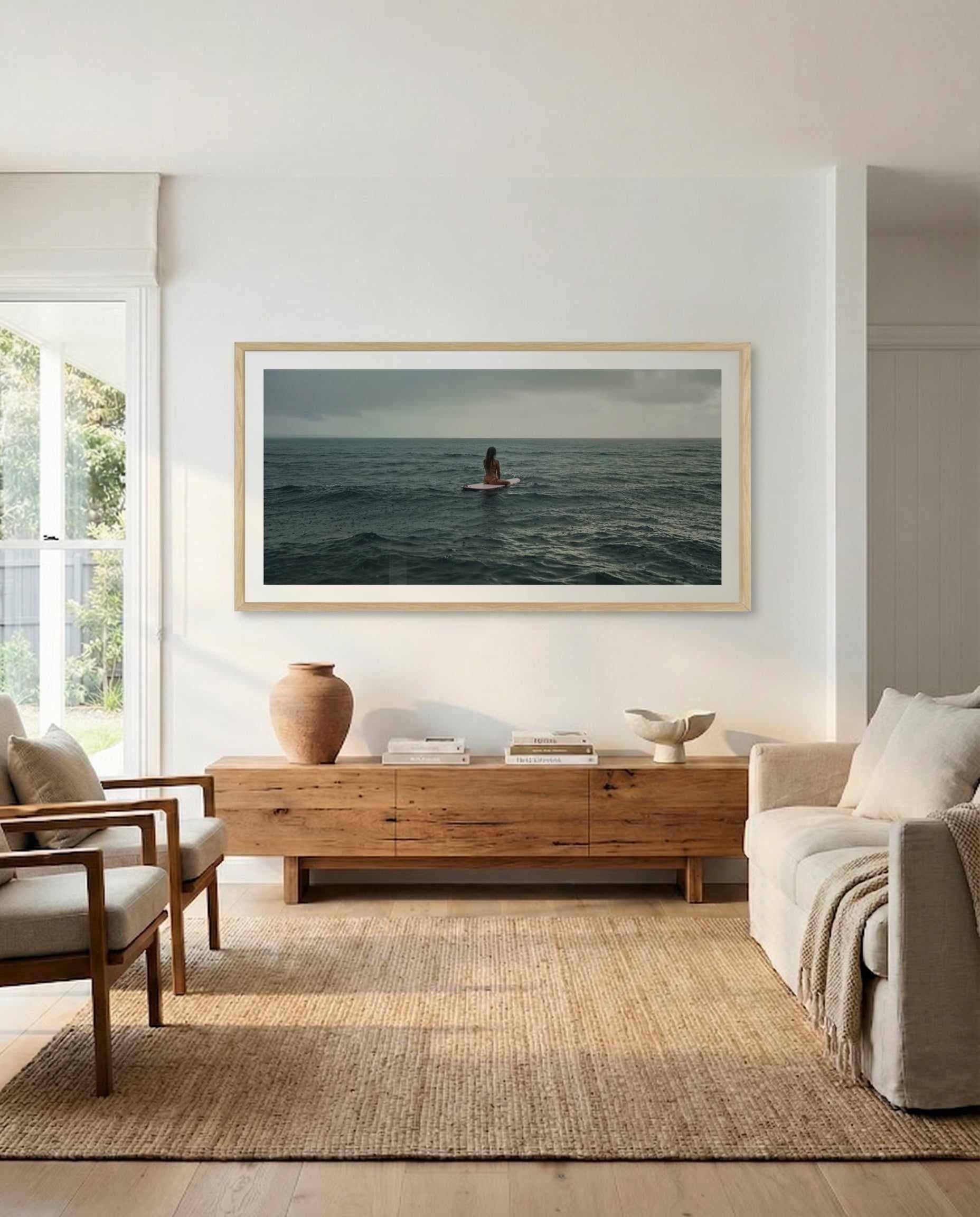 All Rain No Surf | Panoramic Art Print