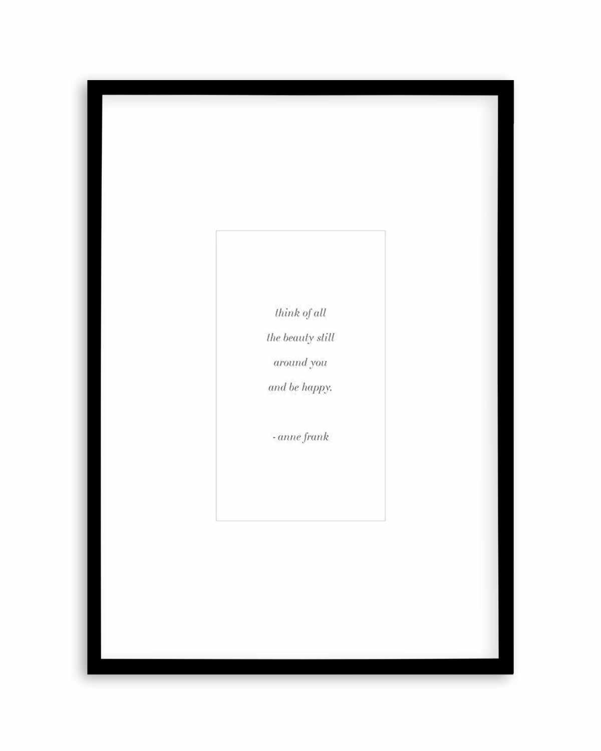 All The Beauty Art Print