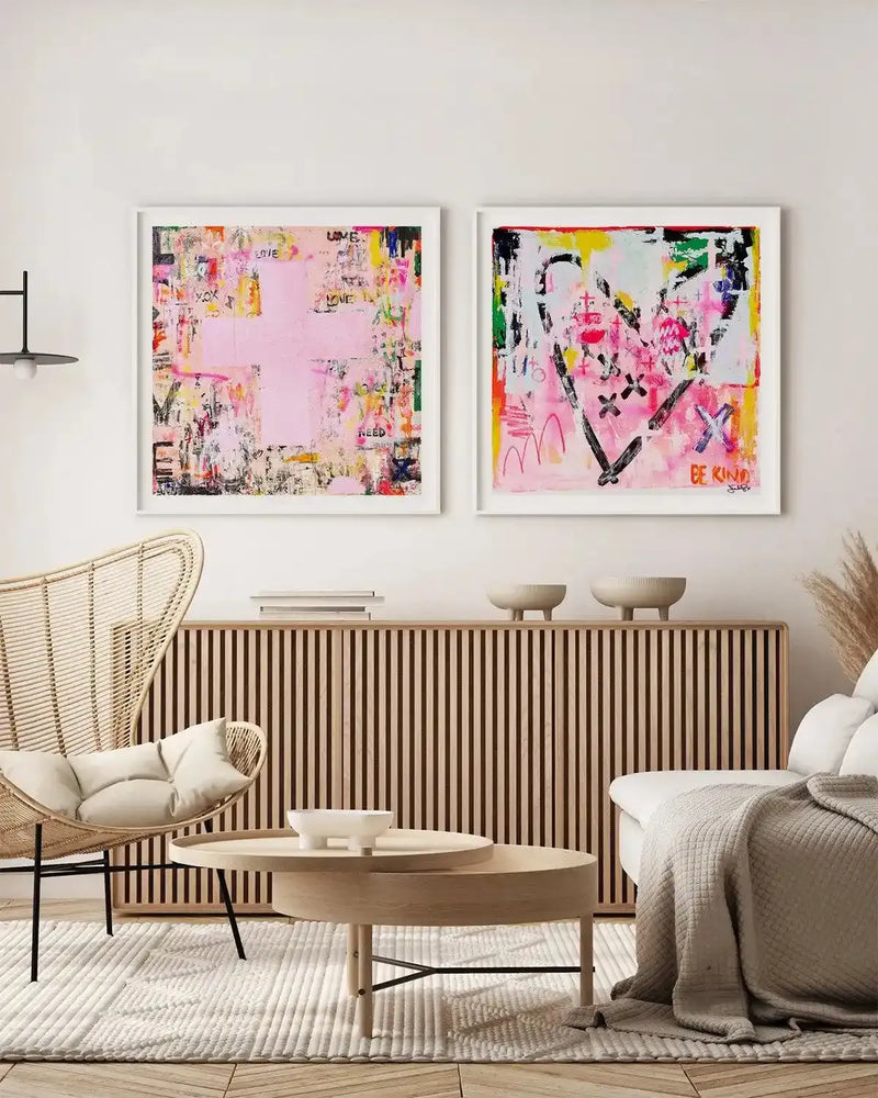 All You Need Is Love by Jackie Green | Art Print from Olive et Oriel where you can shop wallpaper and artworks online