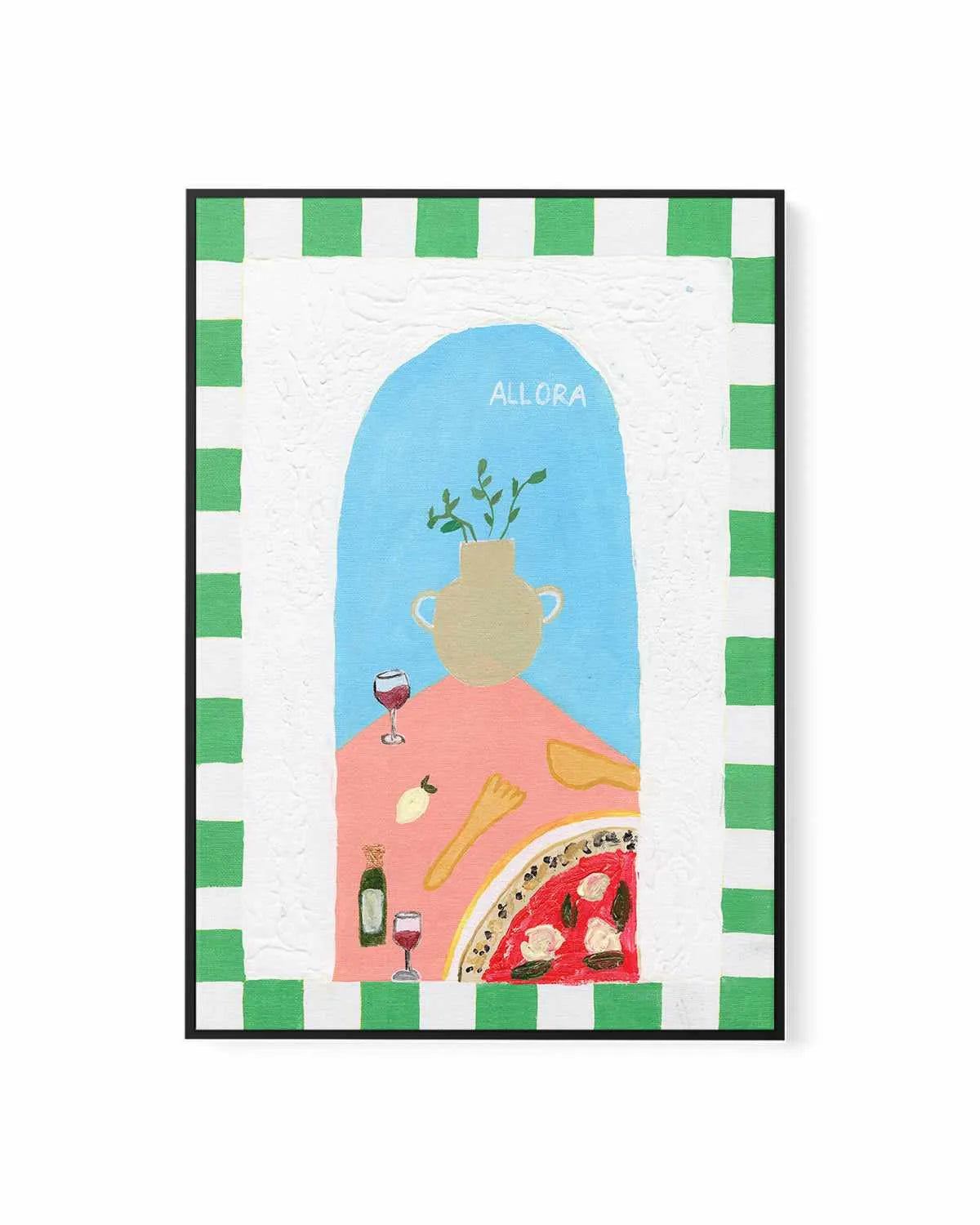 Allora by Britney Turner | Framed Canvas Art Print from Olive et Oriel where you can shop wallpaper and artworks online