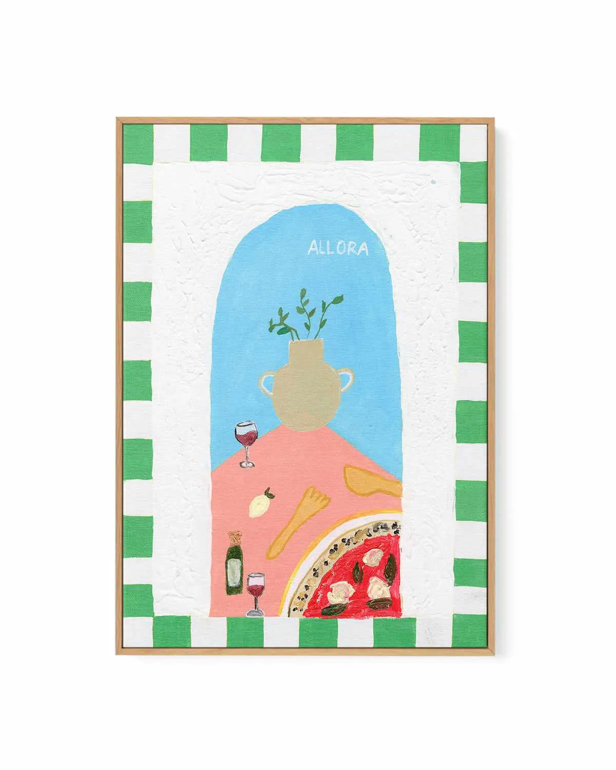 Allora by Britney Turner | Framed Canvas Art Print from Olive et Oriel where you can shop wallpaper and artworks online