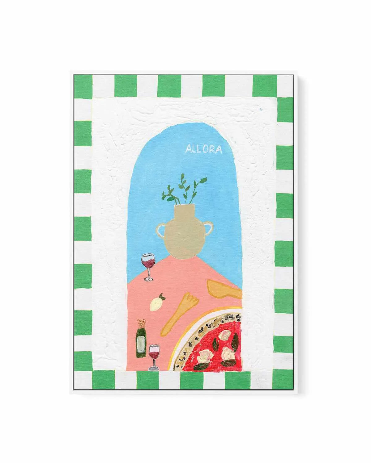 Allora by Britney Turner | Framed Canvas Art Print from Olive et Oriel where you can shop wallpaper and artworks online