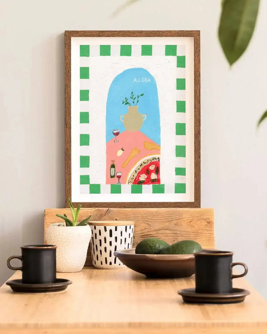 Allora by Britney Turner Art Print from Olive et Oriel where you can shop wallpaper and artworks online