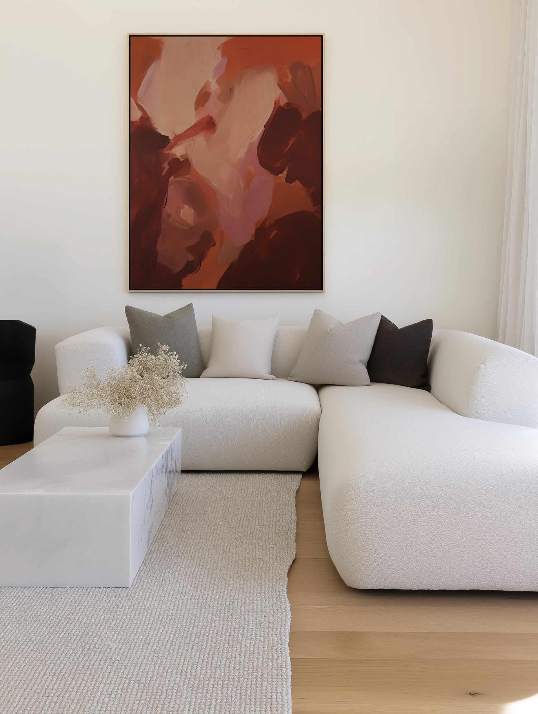 Almara I | Framed Canvas Art Print from Olive et Oriel where you can shop wallpaper and artworks online