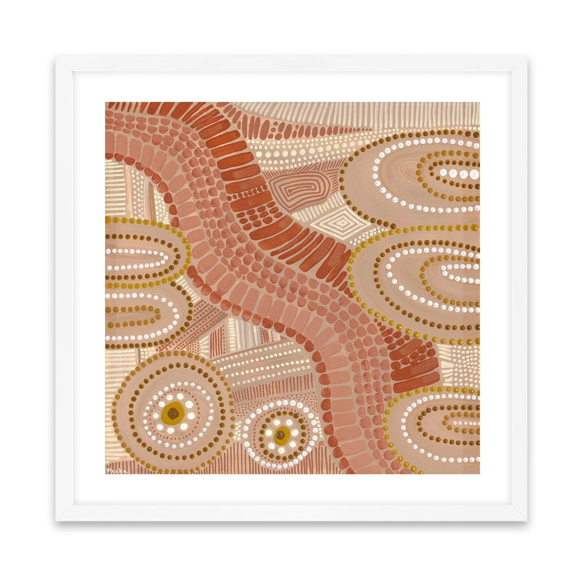 Along the River By Domica Hill Art Print-PRINT-Olive et Oriel-Domica Hill-70x70 cm | 27.5" x 27.5"-White-With White Border-Buy-Australian-Art-Prints-Online-with-Olive-et-Oriel-Your-Artwork-Specialists-Austrailia-Decorate-With-Coastal-Photo-Wall-Art-Prints-From-Our-Beach-House-Artwork-Collection-Fine-Poster-and-Framed-Artwork