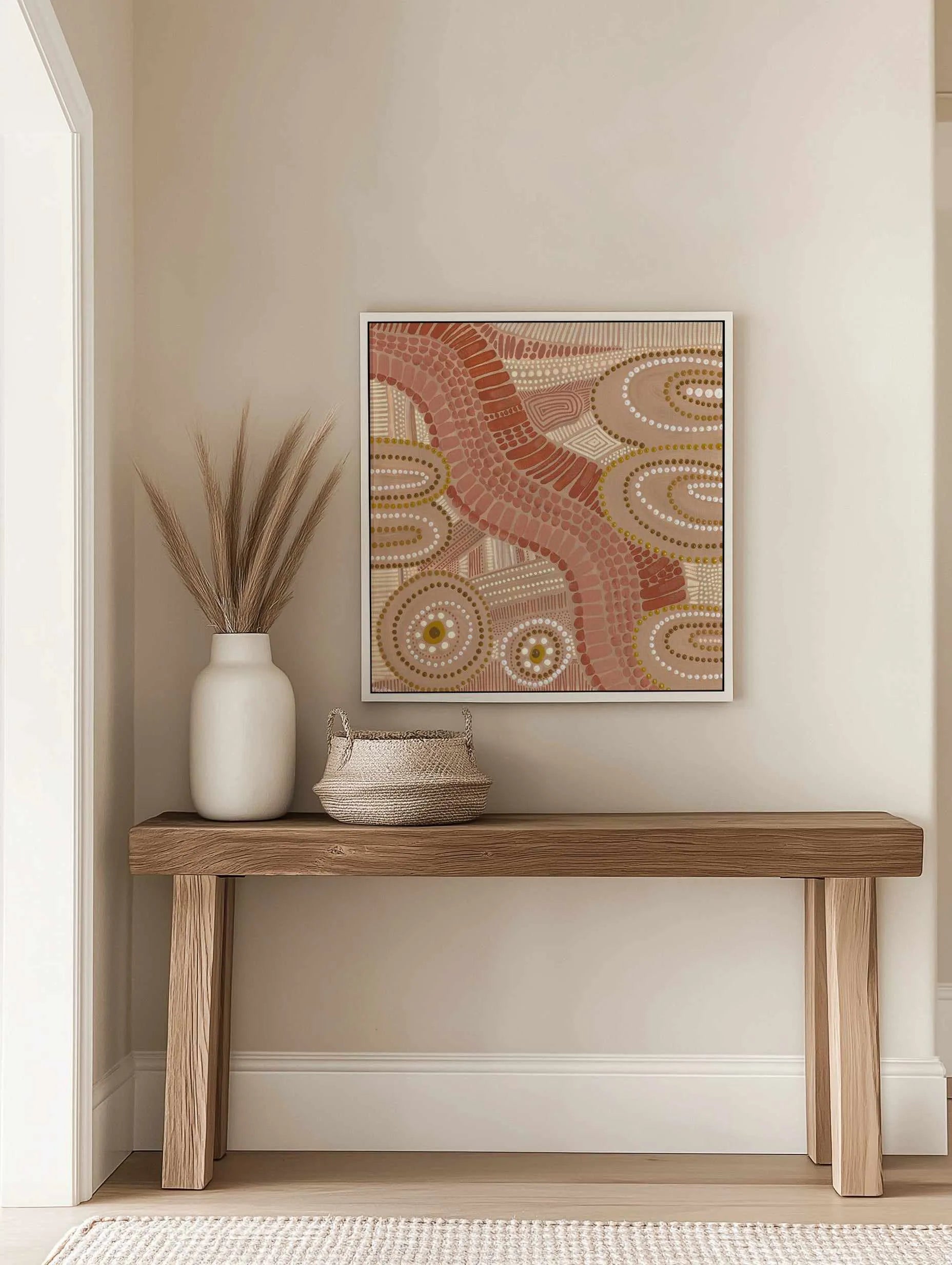 Along the River by Domica Hill | Framed Canvas Art Print from Olive et Oriel where you can shop wallpaper and artworks online