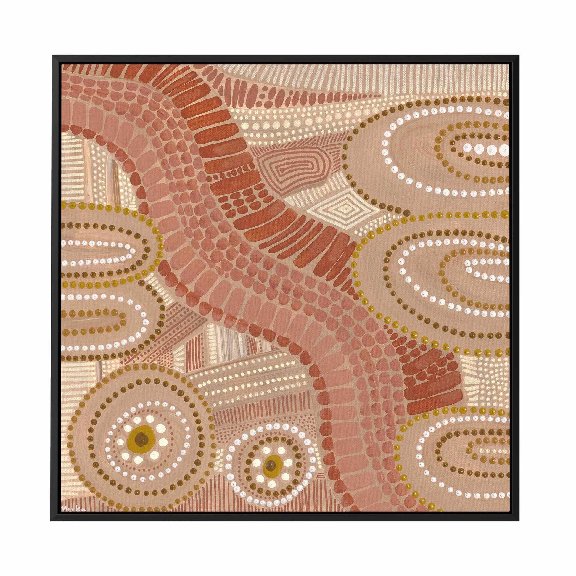 Along the River by Domica Hill | Framed Canvas Art Print from Olive et Oriel where you can shop wallpaper and artworks online