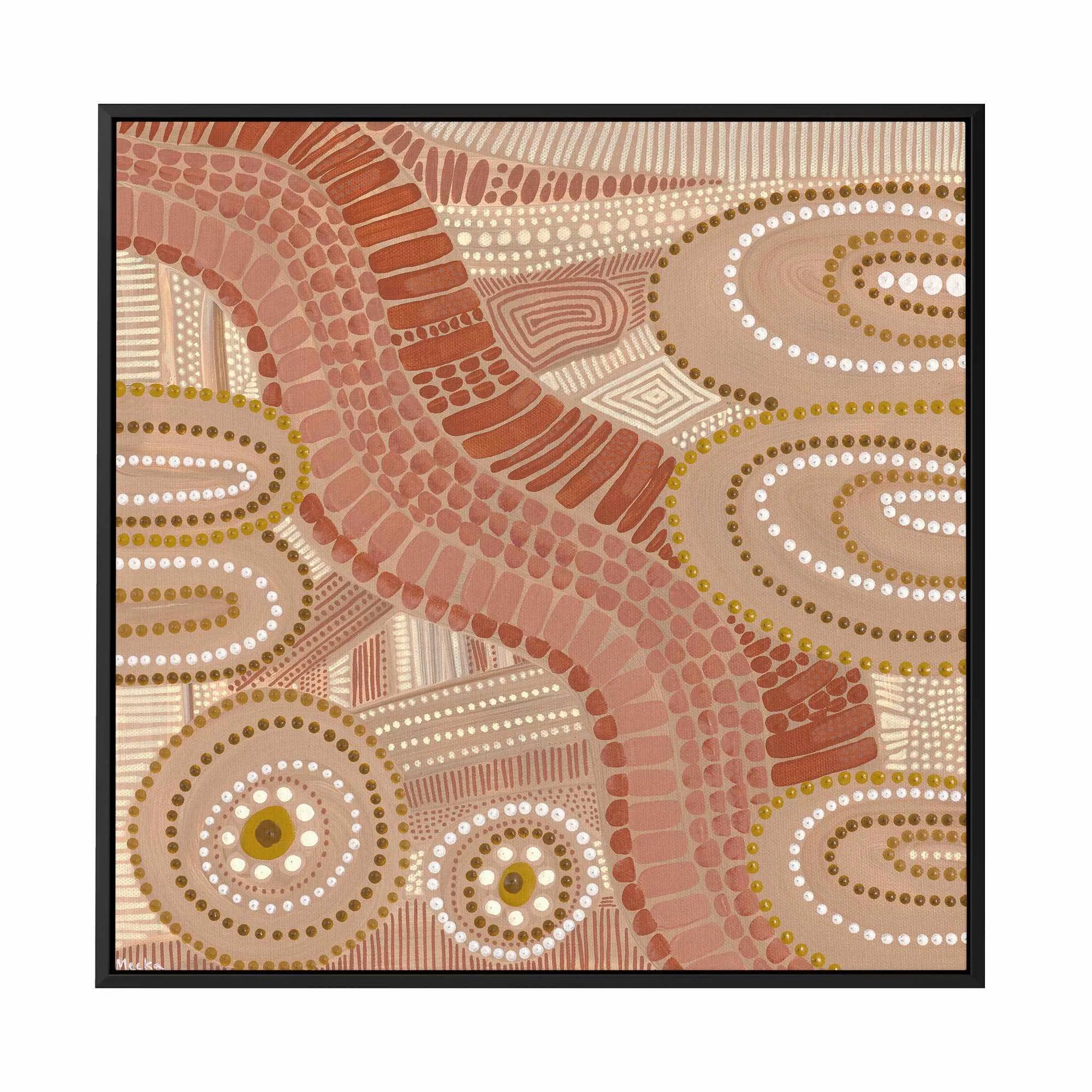 Along the River by Domica Hill | Framed Canvas Art Print from Olive et Oriel where you can shop wallpaper and artworks online