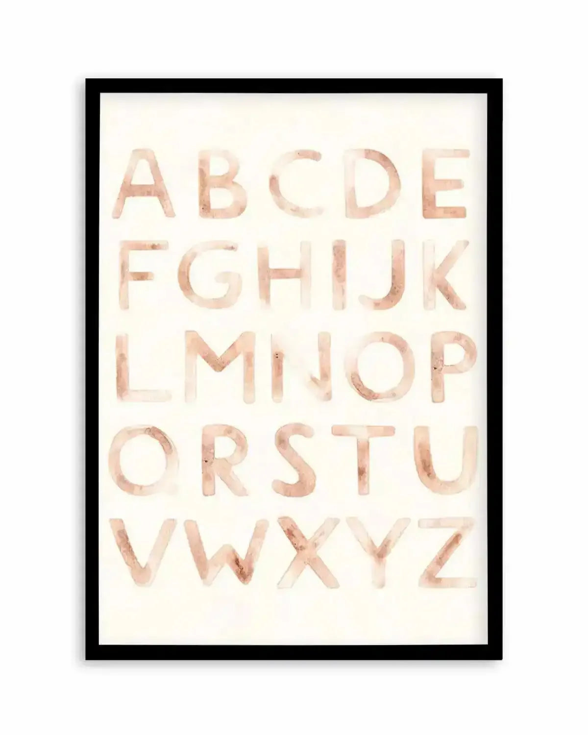 Alphabet Boheme Art Print from Olive et Oriel where you can shop wallpaper and artworks online