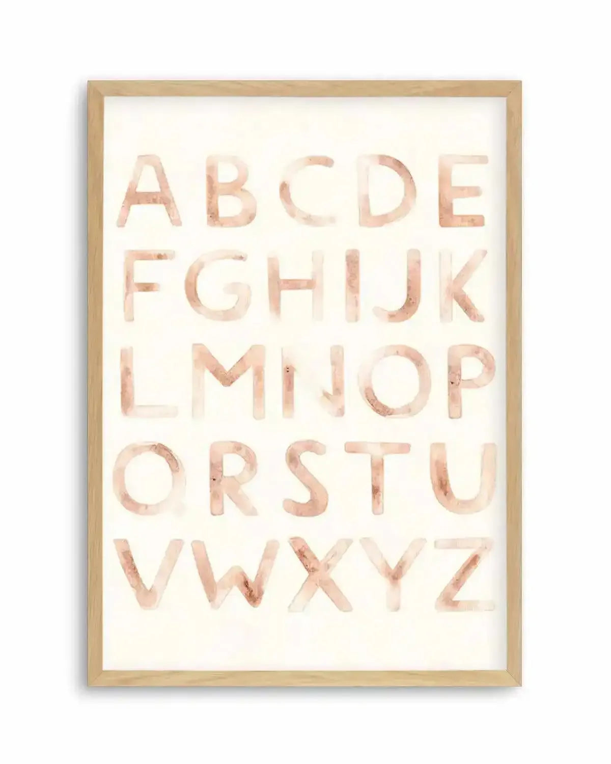 Alphabet Boheme Art Print from Olive et Oriel where you can shop wallpaper and artworks online