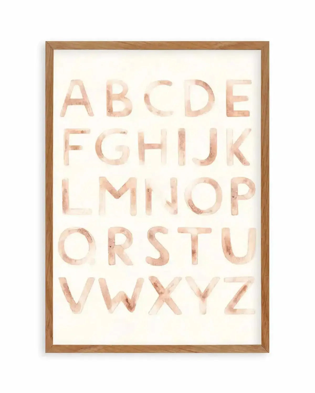 Alphabet Boheme Art Print from Olive et Oriel where you can shop wallpaper and artworks online