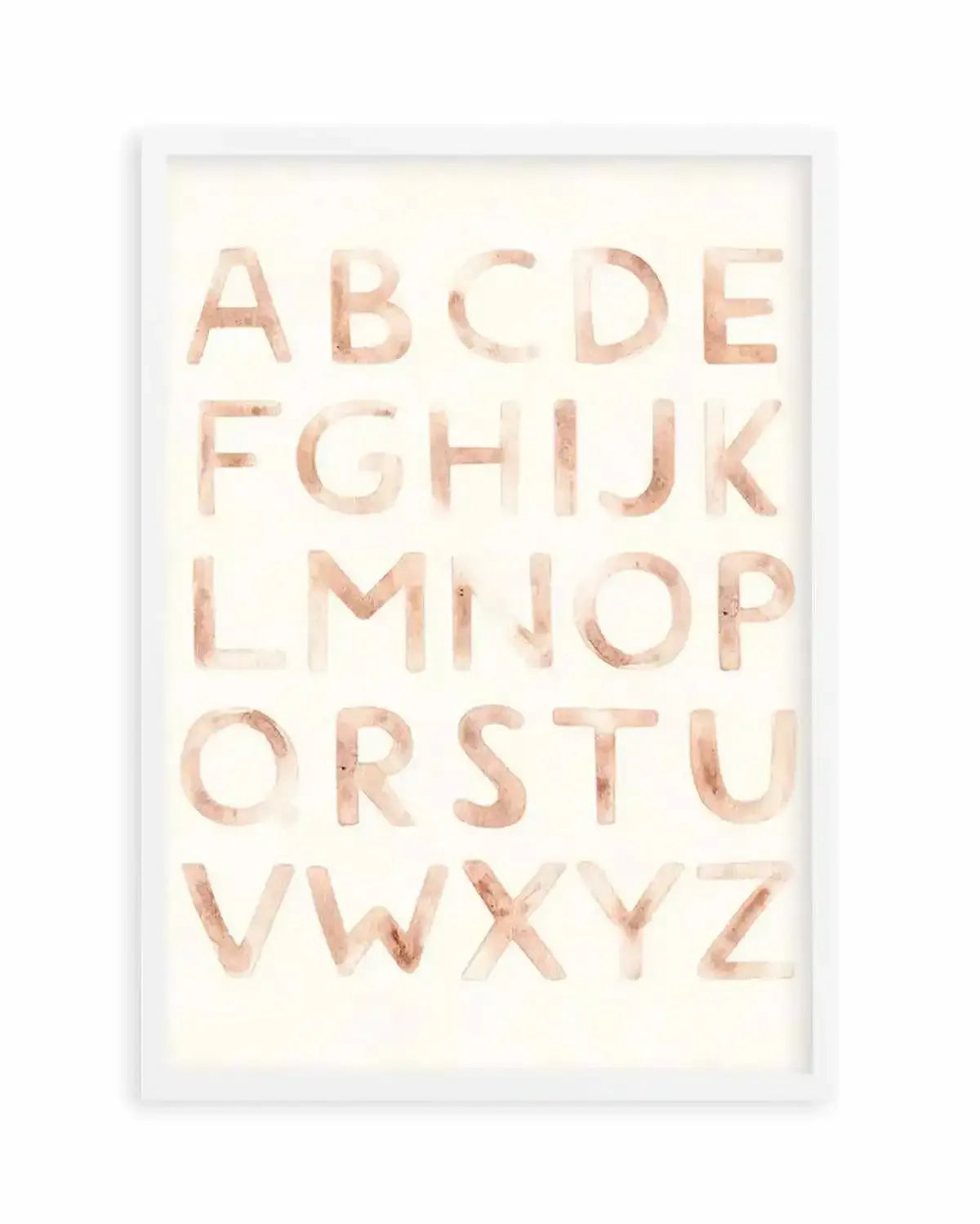 Alphabet Boheme Art Print from Olive et Oriel where you can shop wallpaper and artworks online