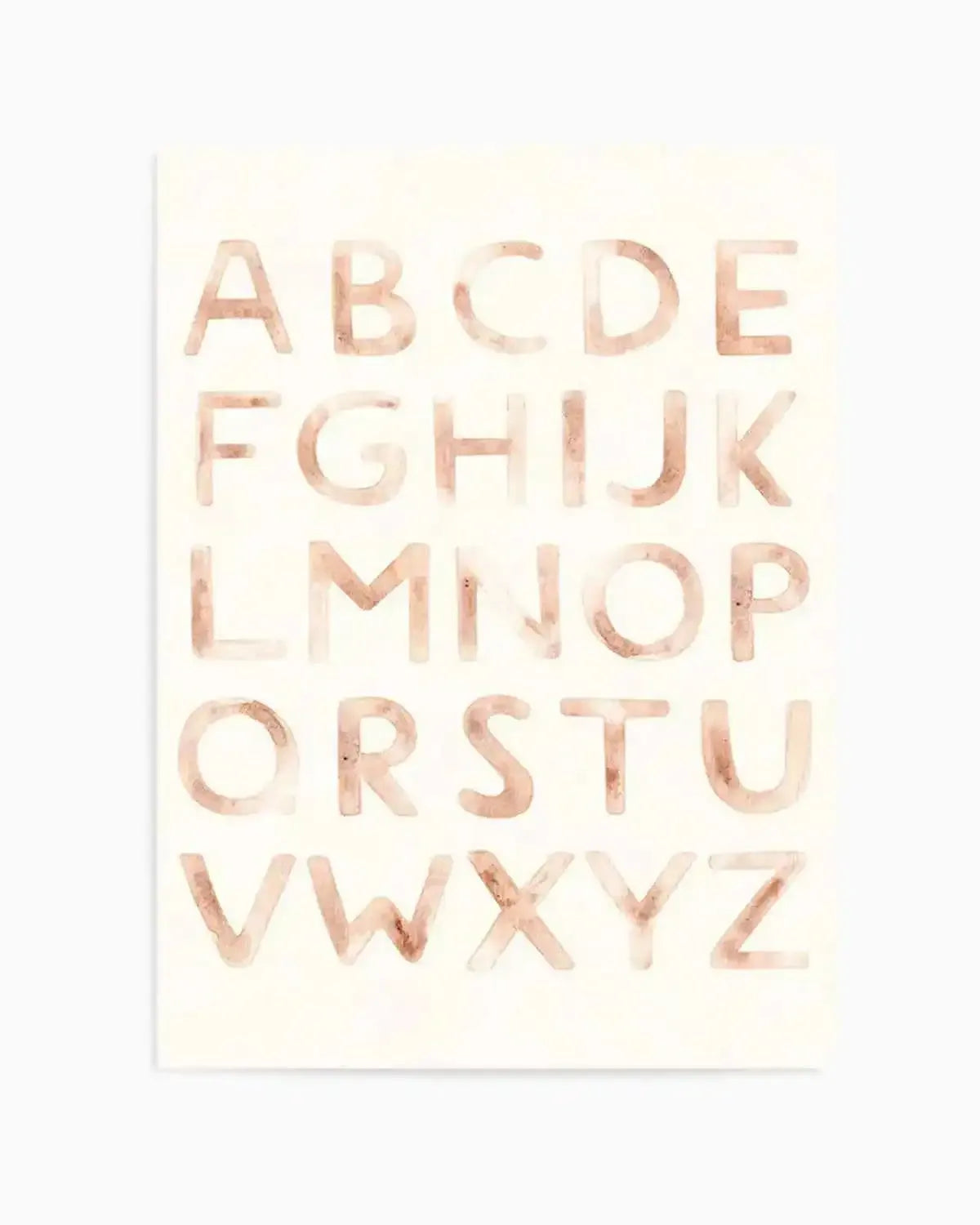 Alphabet Boheme Art Print from Olive et Oriel where you can shop wallpaper and artworks online