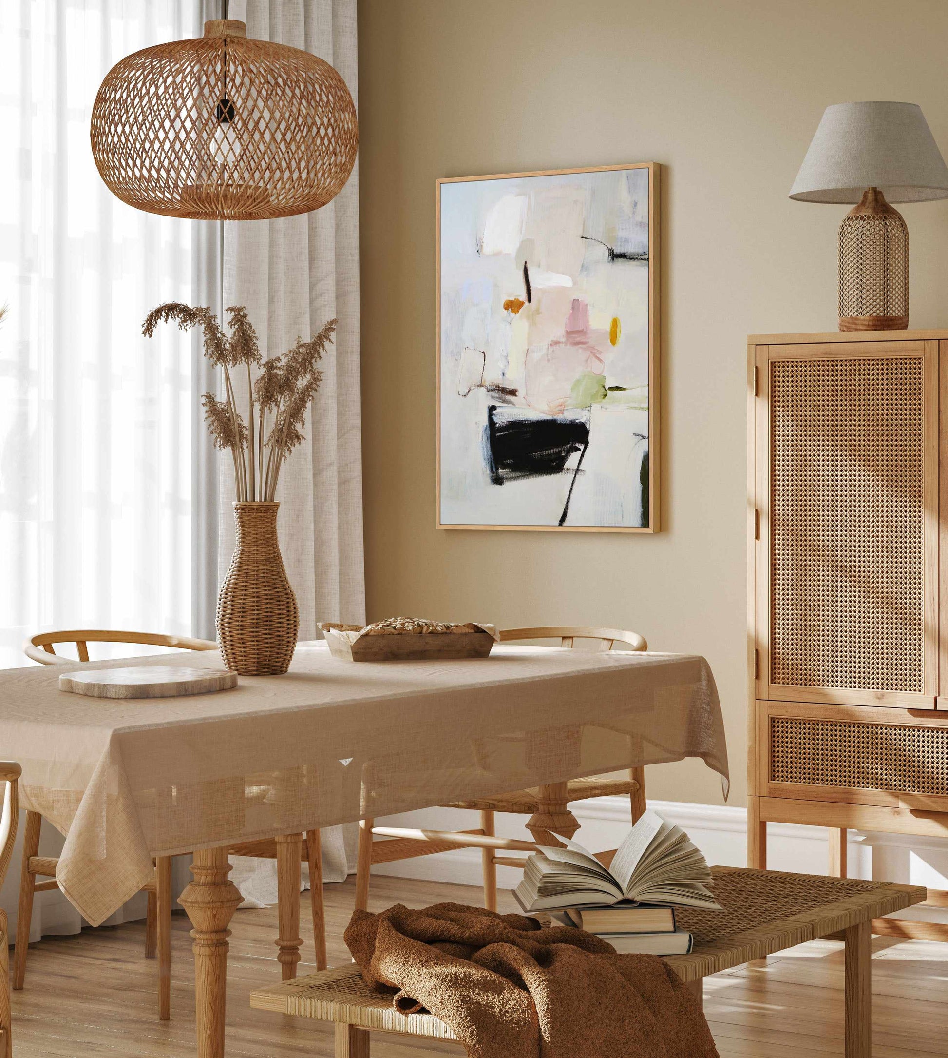 Alpine Lily By Shina Choi | Framed Canvas Art Print from Olive et Oriel where you can shop wallpaper and artworks online