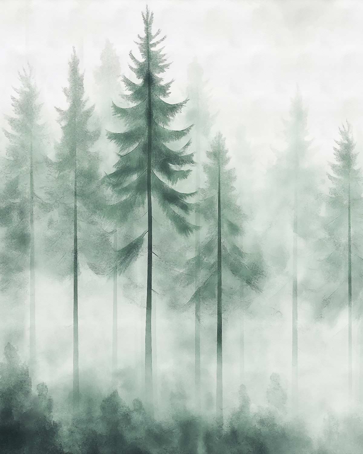 Alpine Mists Wallpaper