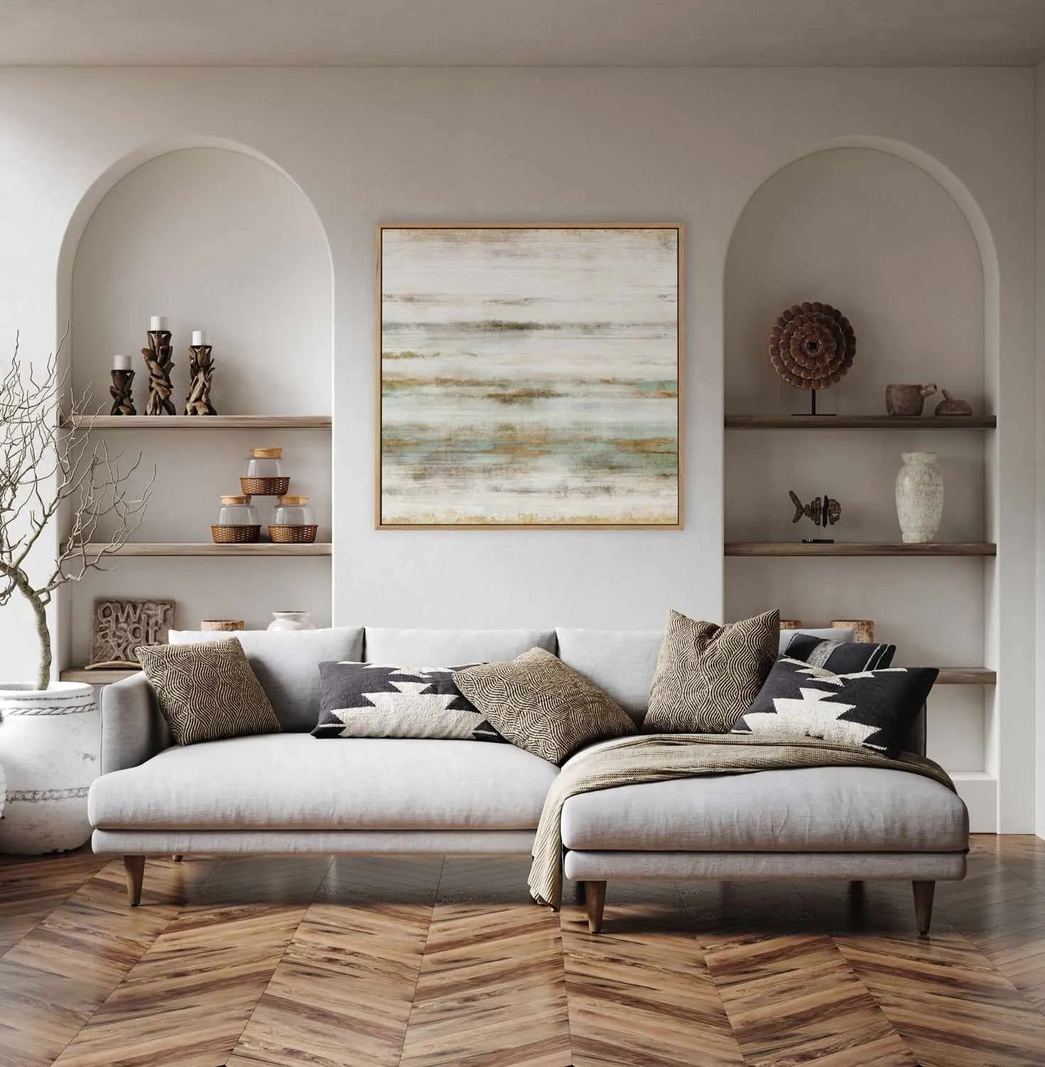 Alto I | Framed Canvas Art Print from Olive et Oriel where you can shop wallpaper and artworks online