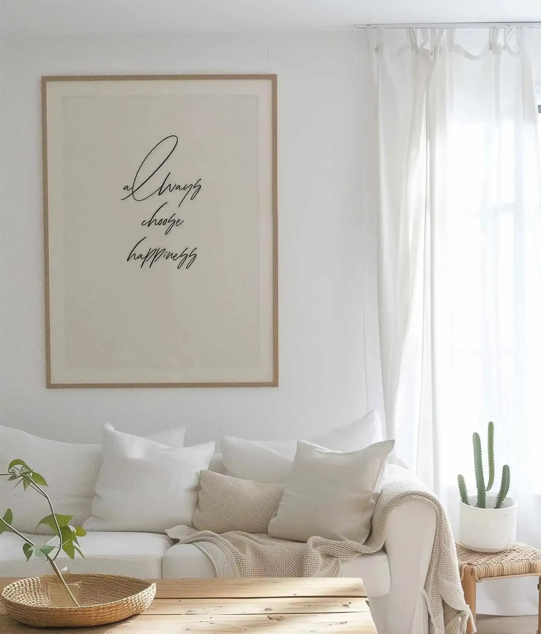 Always Choose Happiness Art Print from Olive et Oriel where you can shop wallpaper and artworks online