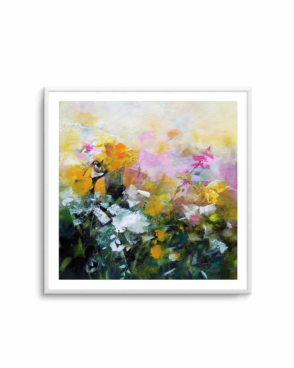 Always Flowers by Marianne Quinzin Art Print from Olive et Oriel where you can shop wallpaper and artworks online