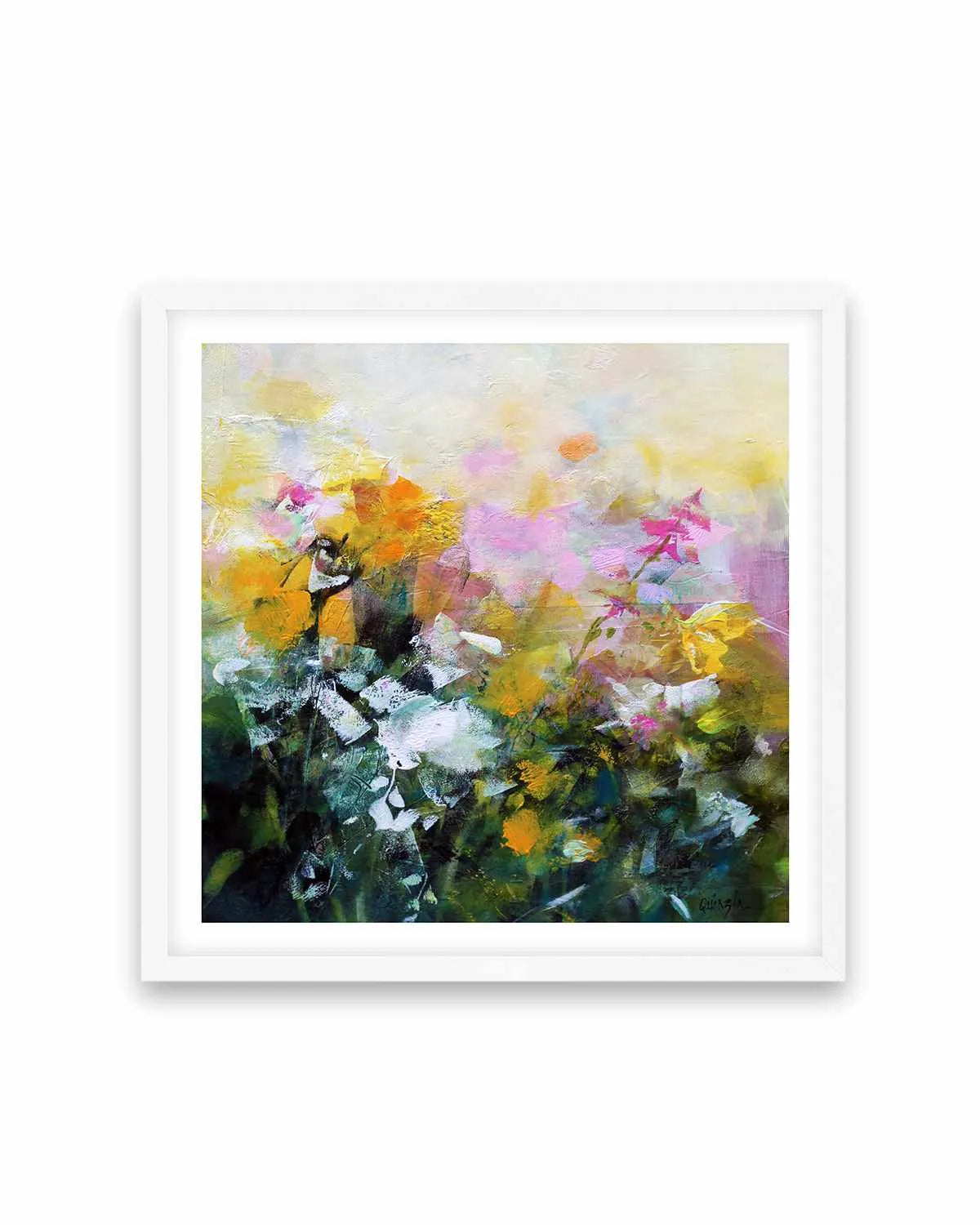 Always Flowers by Marianne Quinzin Art Print from Olive et Oriel where you can shop wallpaper and artworks online