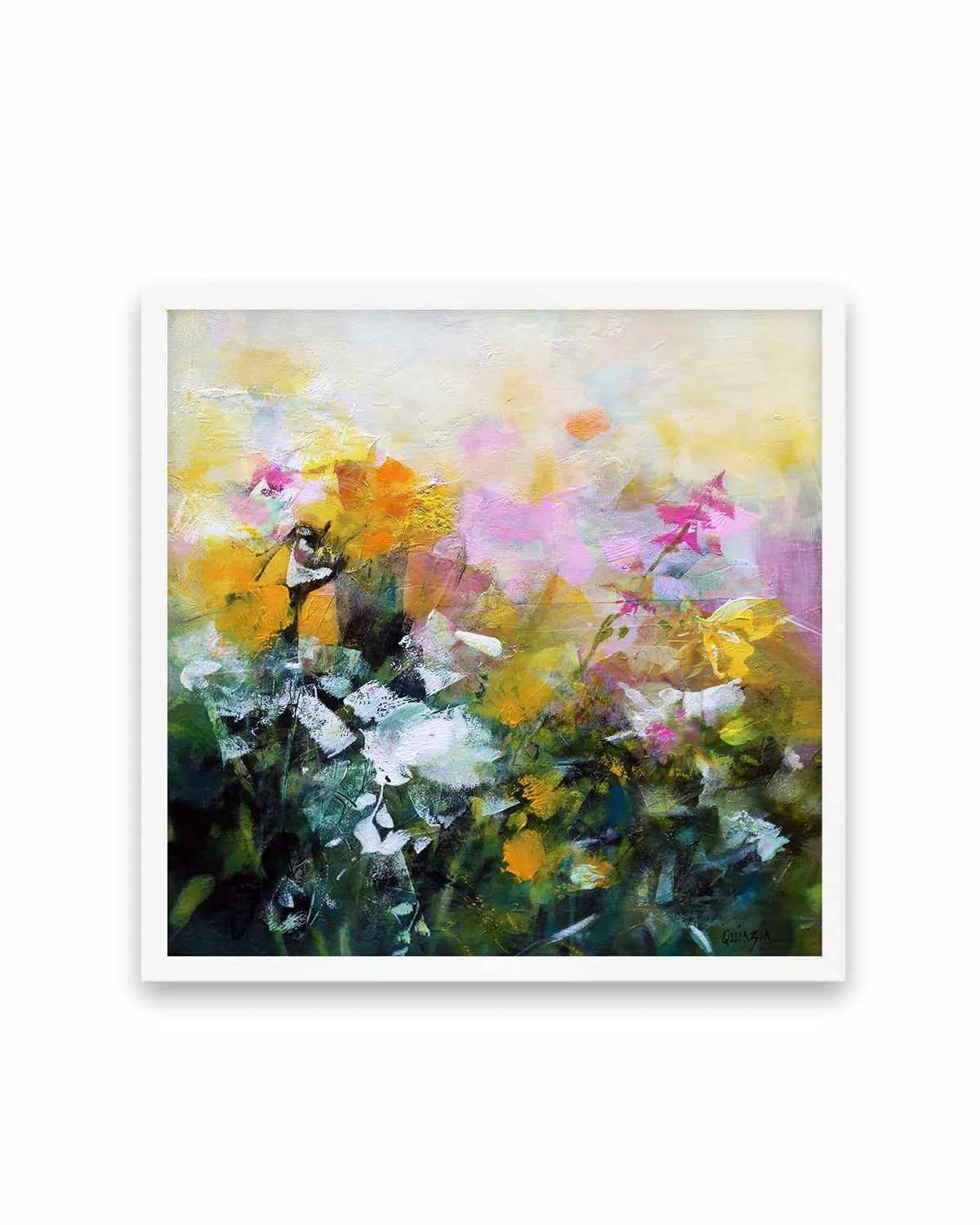 Always Flowers by Marianne Quinzin Art Print from Olive et Oriel where you can shop wallpaper and artworks online