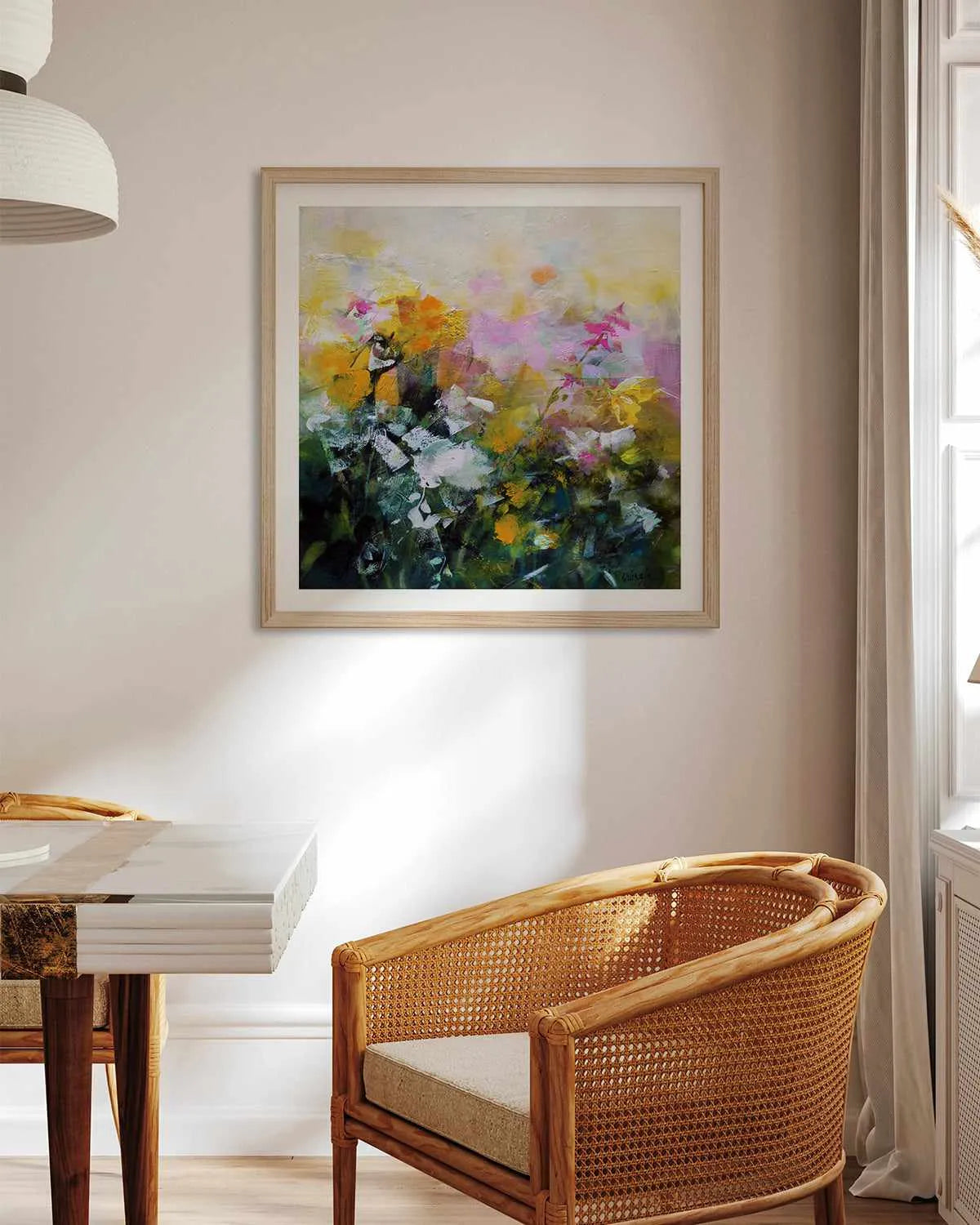 Always Flowers by Marianne Quinzin Art Print from Olive et Oriel where you can shop wallpaper and artworks online