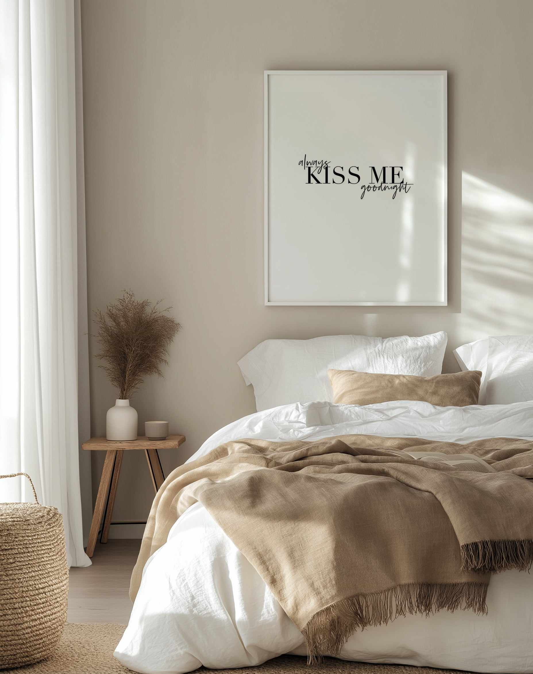 Always Kiss Me Goodnight | PT Art Print