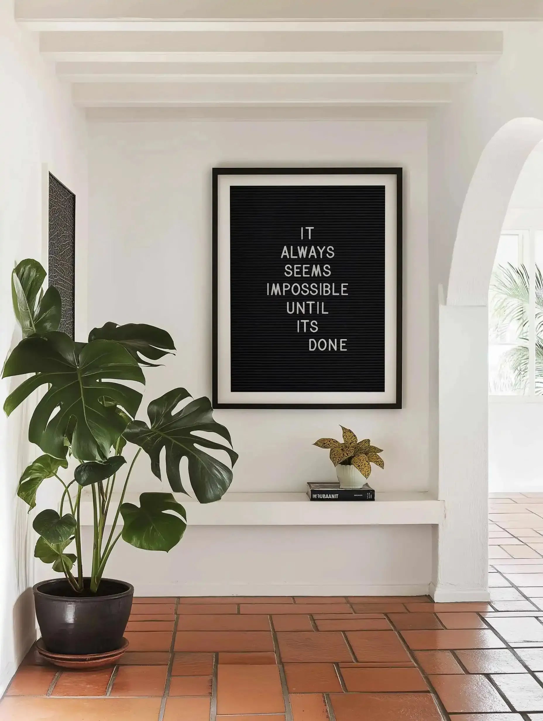 Always Seems Impossible... Art Print from Olive et Oriel where you can shop wallpaper and artworks online