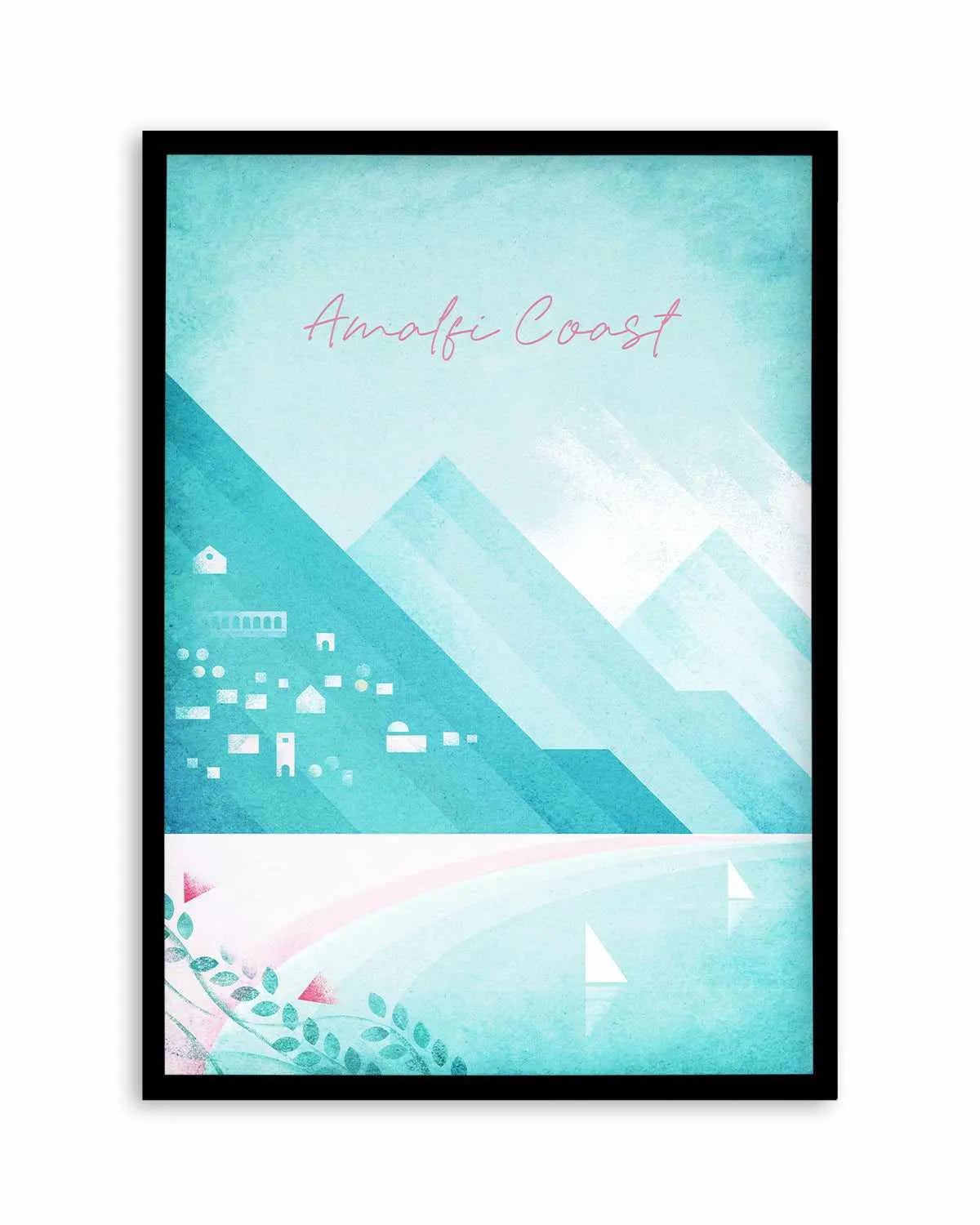 Amalfi Coast by Henry Rivers Art Print from Olive et Oriel where you can shop wallpaper and artworks online