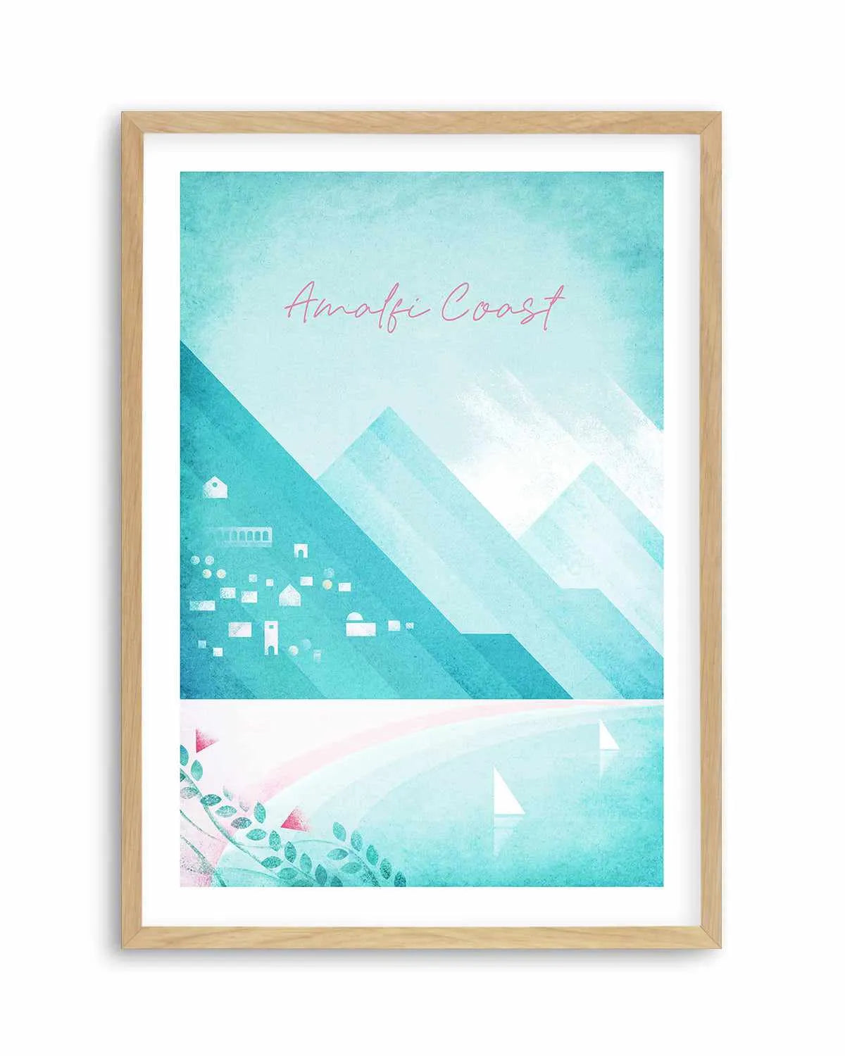 Amalfi Coast by Henry Rivers Art Print from Olive et Oriel where you can shop wallpaper and artworks online