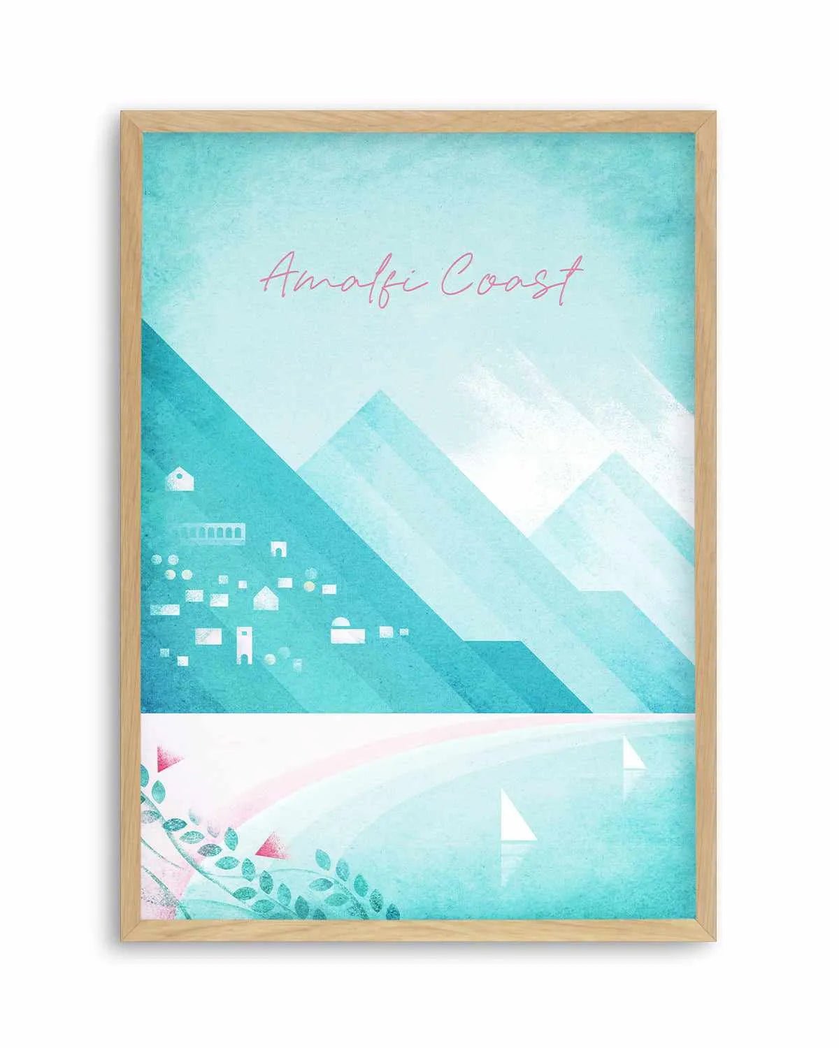 Amalfi Coast by Henry Rivers Art Print from Olive et Oriel where you can shop wallpaper and artworks online