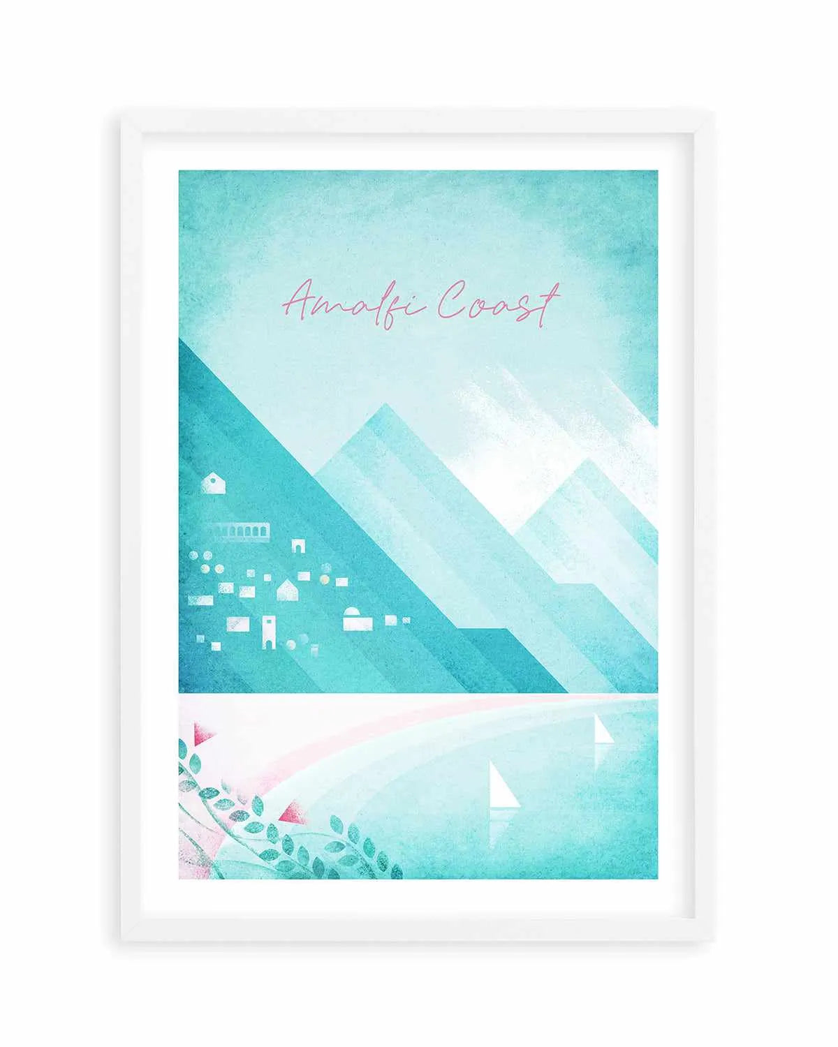 Amalfi Coast by Henry Rivers Art Print from Olive et Oriel where you can shop wallpaper and artworks online