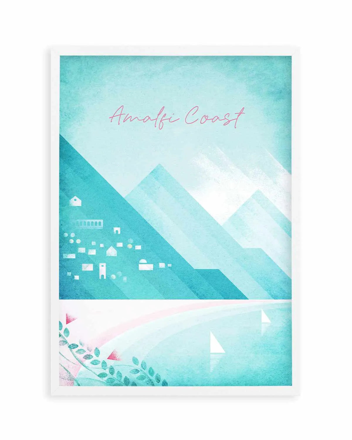 Amalfi Coast by Henry Rivers Art Print from Olive et Oriel where you can shop wallpaper and artworks online