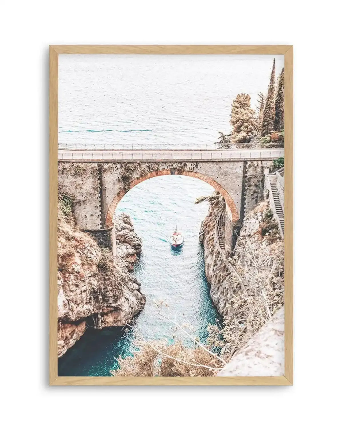 Amalfi Coast Art Print from Olive et Oriel where you can shop wallpaper and artworks online