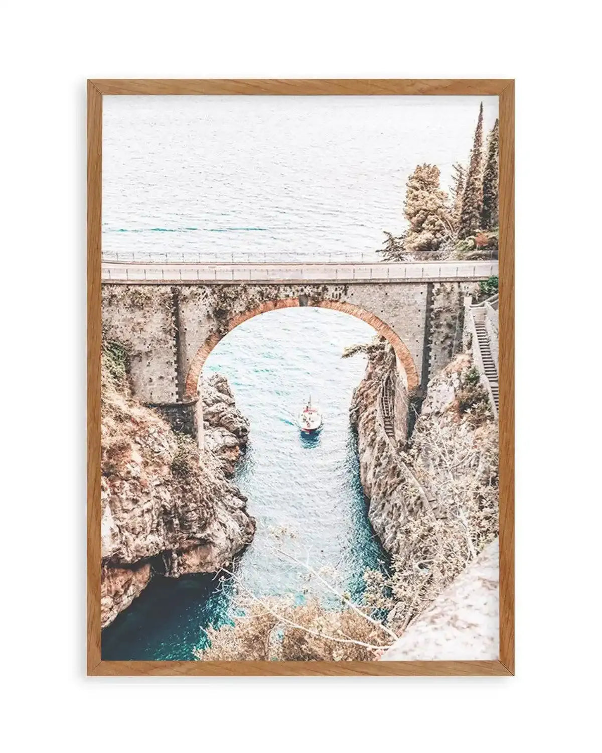 Amalfi Coast Art Print from Olive et Oriel where you can shop wallpaper and artworks online