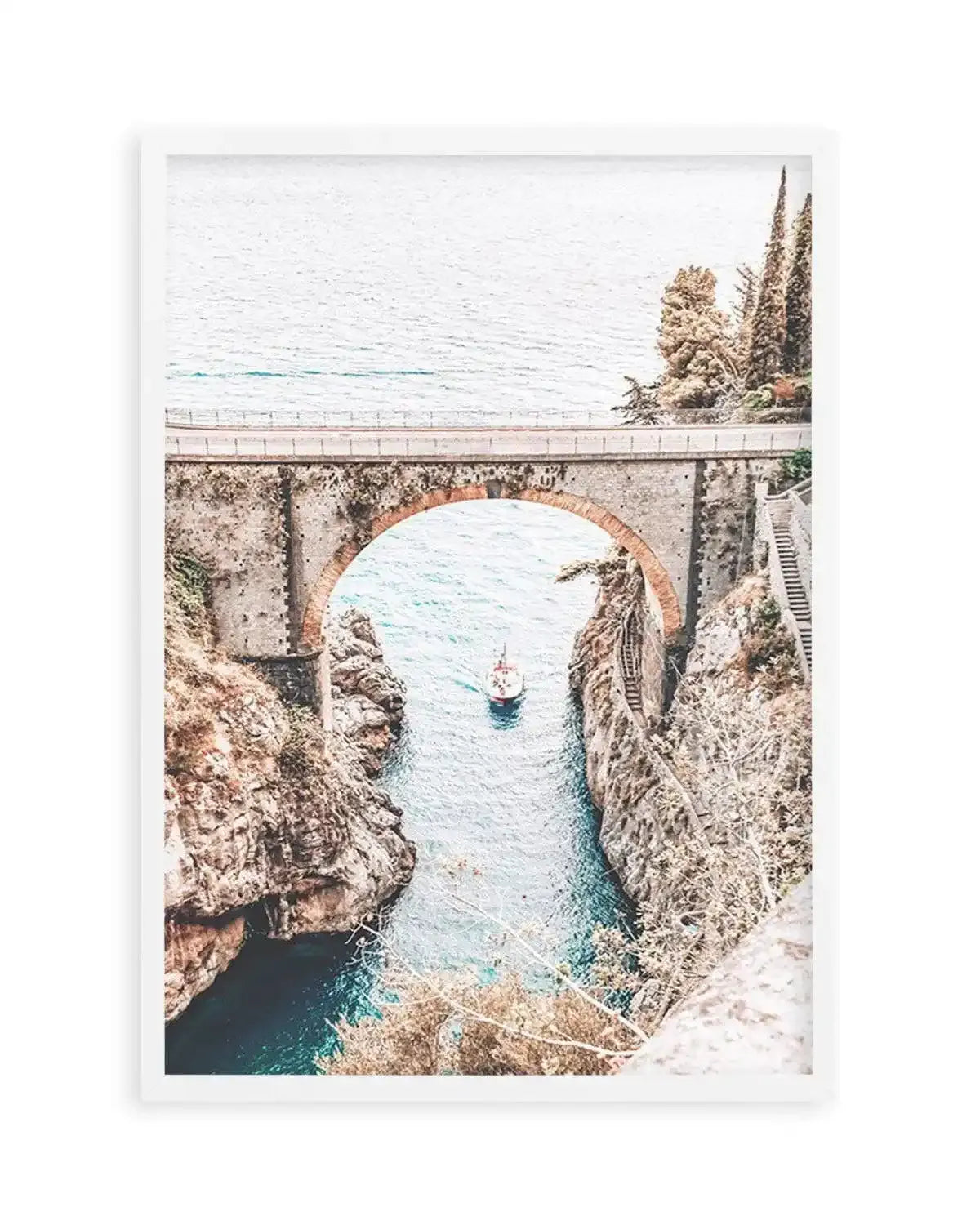 Amalfi Coast Art Print from Olive et Oriel where you can shop wallpaper and artworks online