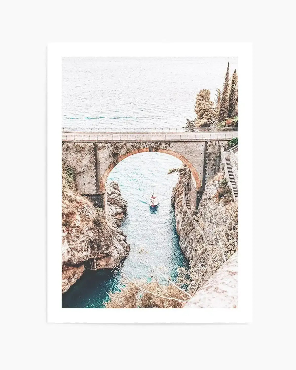 Amalfi Coast Art Print from Olive et Oriel where you can shop wallpaper and artworks online