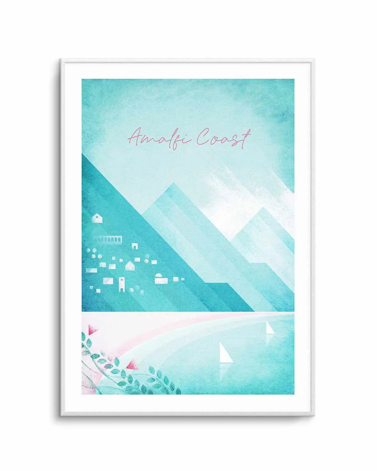 Amalfi Coast by Henry Rivers Art Print from Olive et Oriel where you can shop wallpaper and artworks online