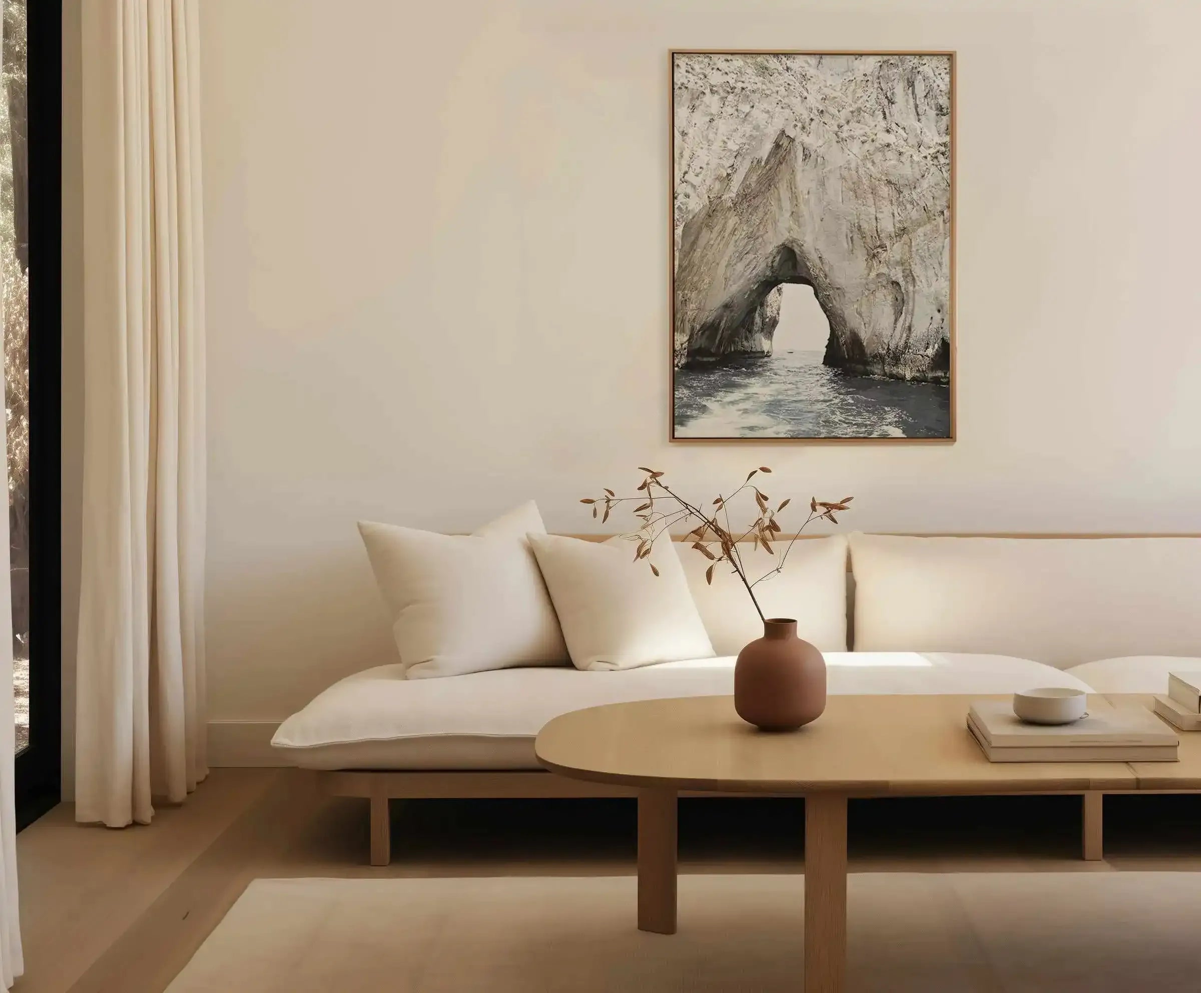 Amalfi Coast Life II | Framed Canvas Art Print from Olive et Oriel where you can shop wallpaper and artworks online