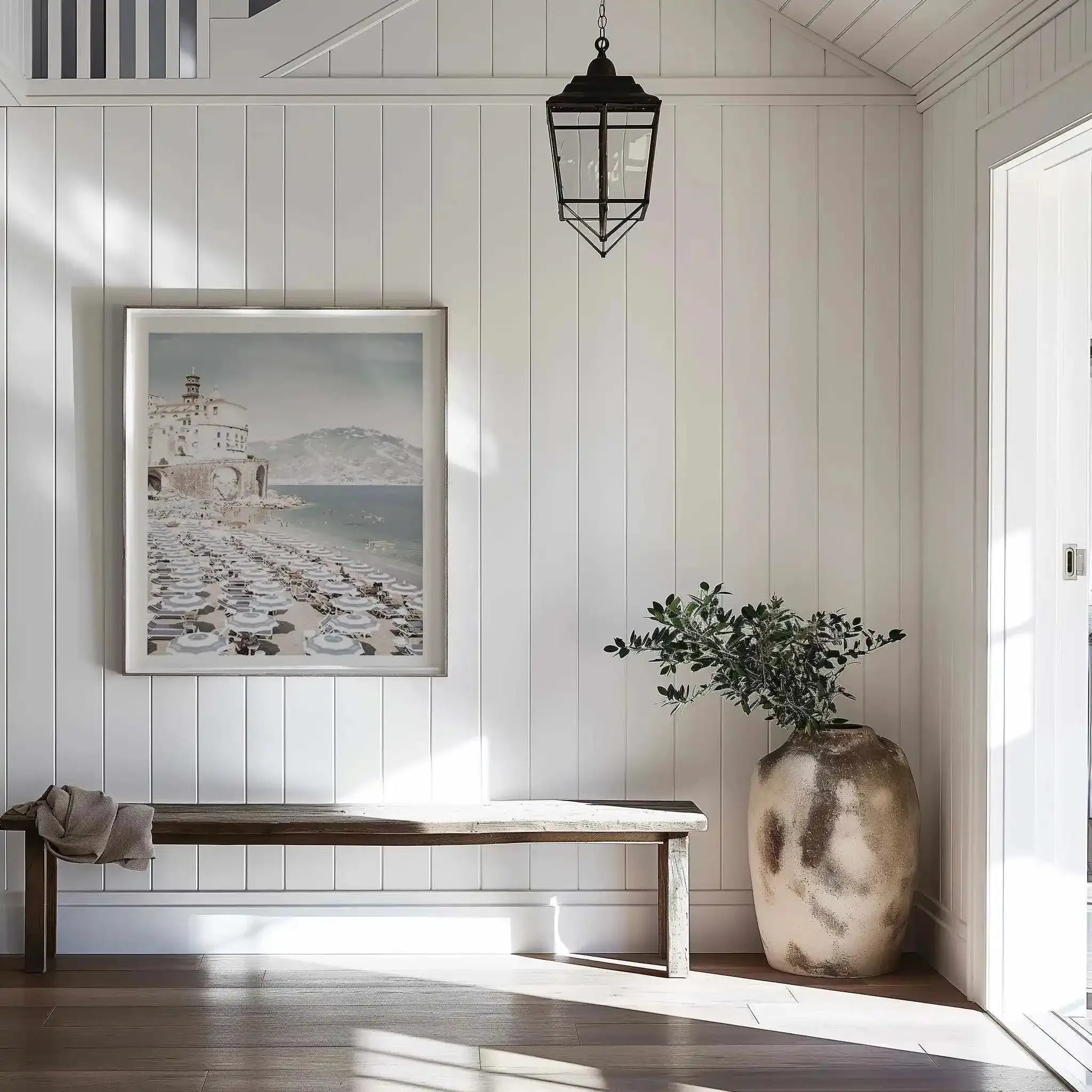 Amalfi Coast Life III Art Print from Olive et Oriel where you can shop wallpaper and artworks online