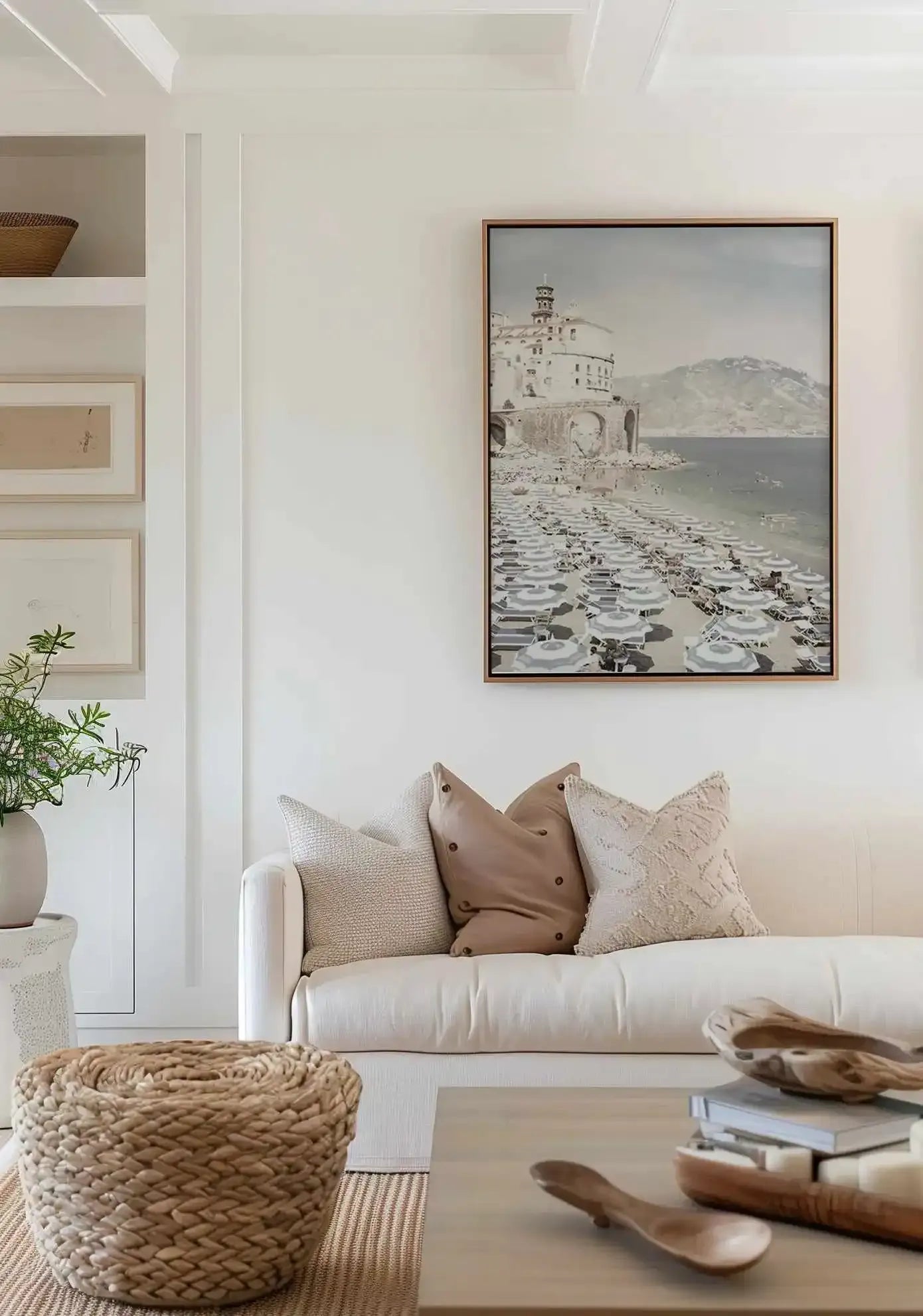Amalfi Coast Life III | Framed Canvas Art Print from Olive et Oriel where you can shop wallpaper and artworks online