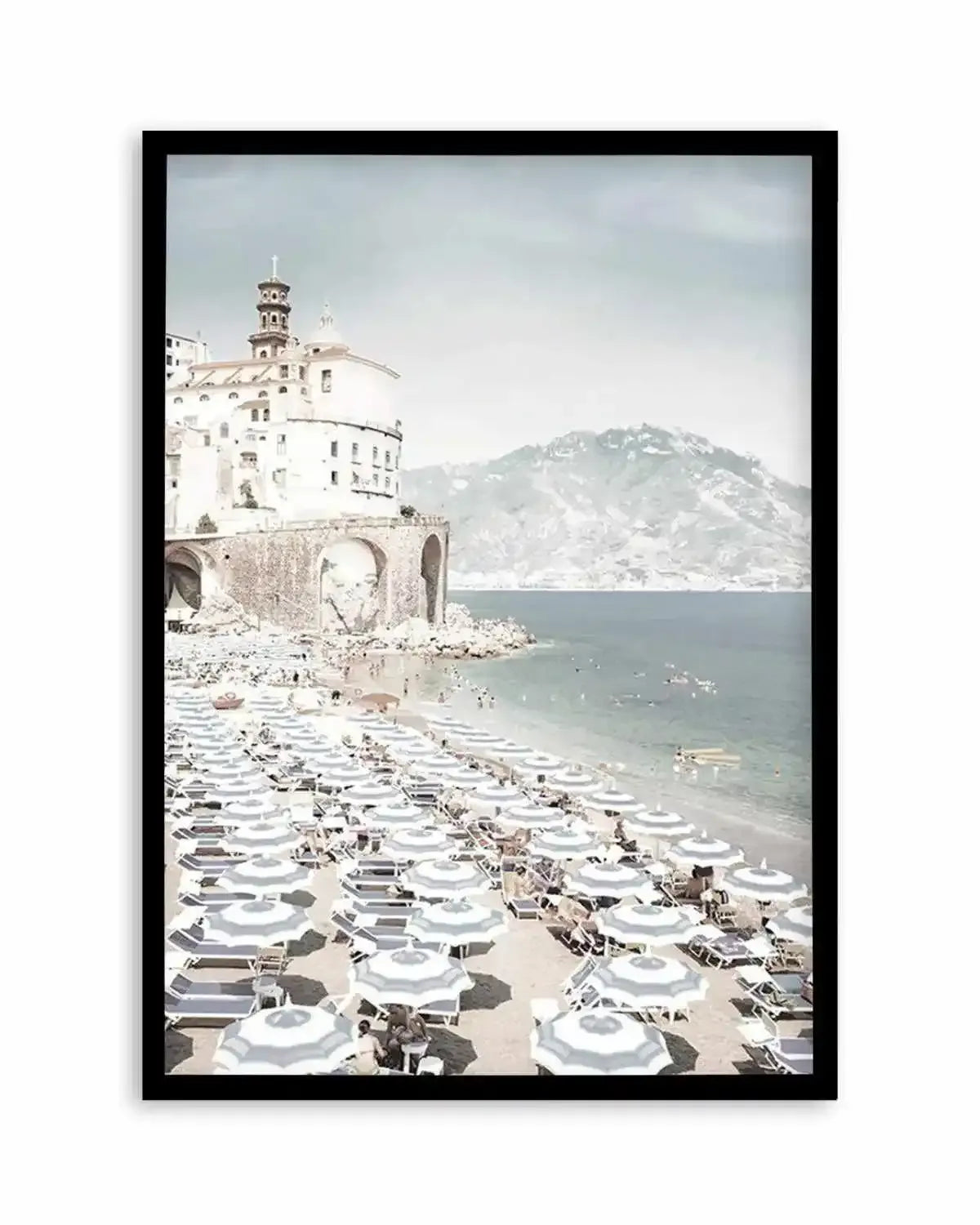 Amalfi Coast Life III Art Print from Olive et Oriel where you can shop wallpaper and artworks online