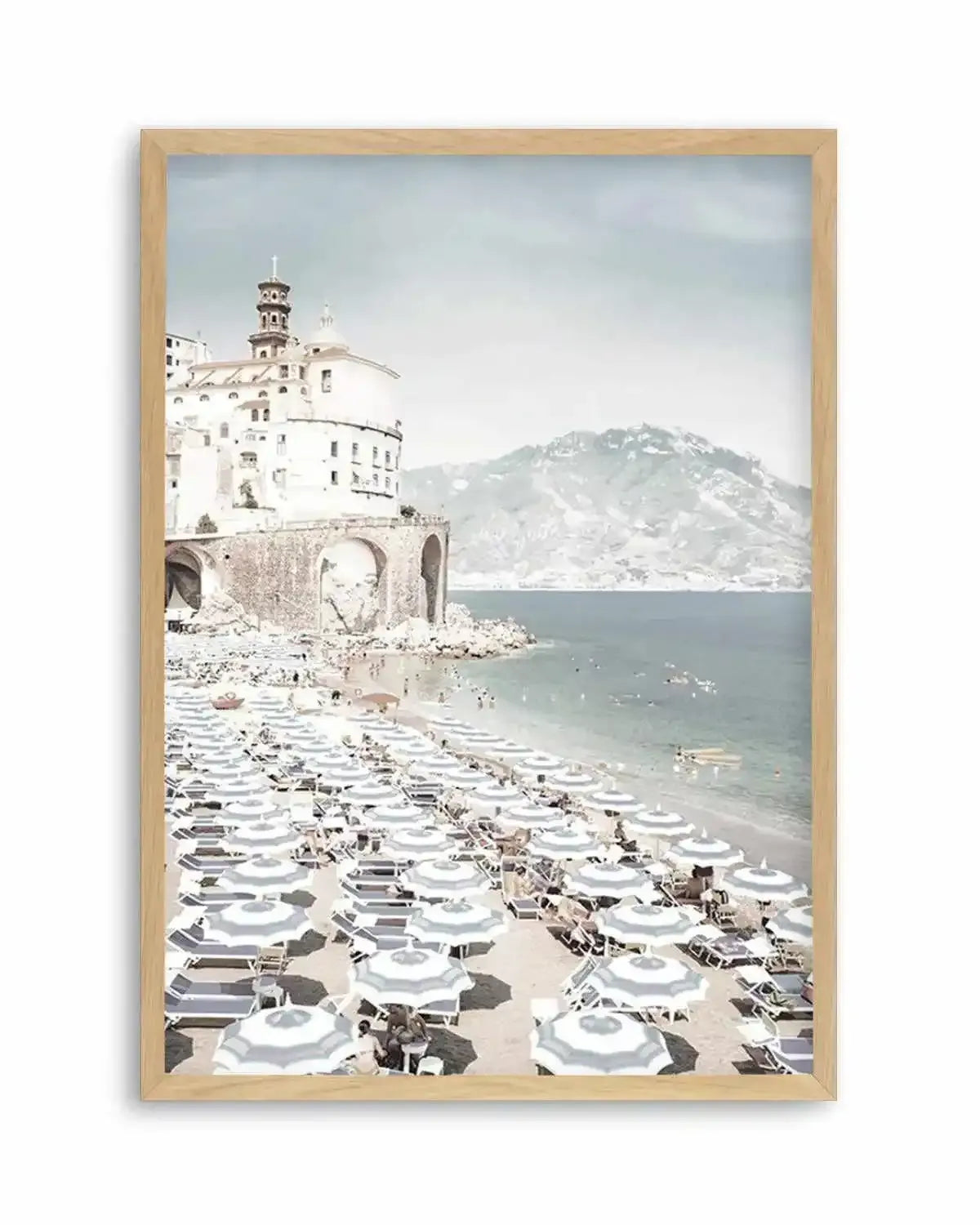 Amalfi Coast Life III Art Print from Olive et Oriel where you can shop wallpaper and artworks online