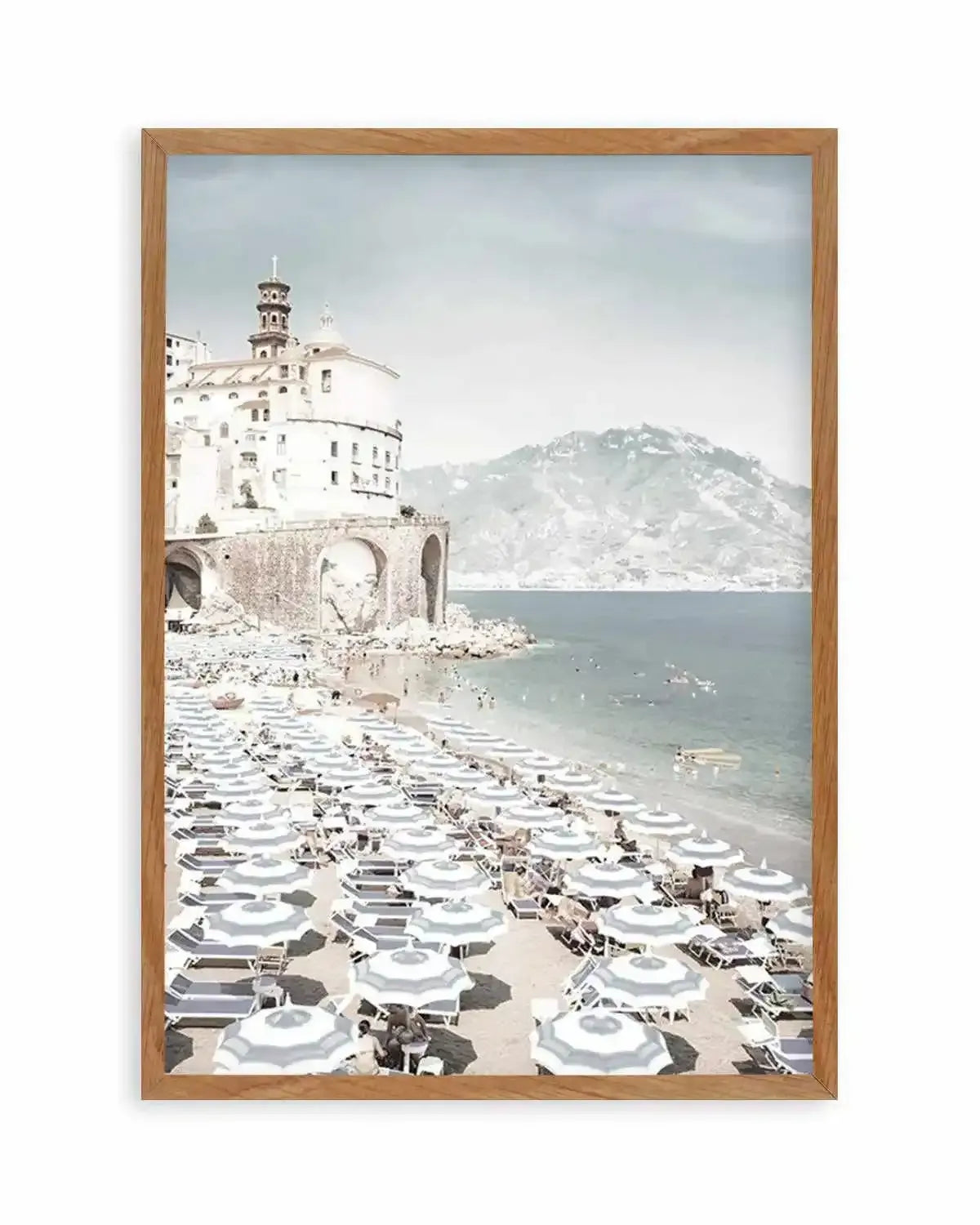 Amalfi Coast Life III Art Print from Olive et Oriel where you can shop wallpaper and artworks online