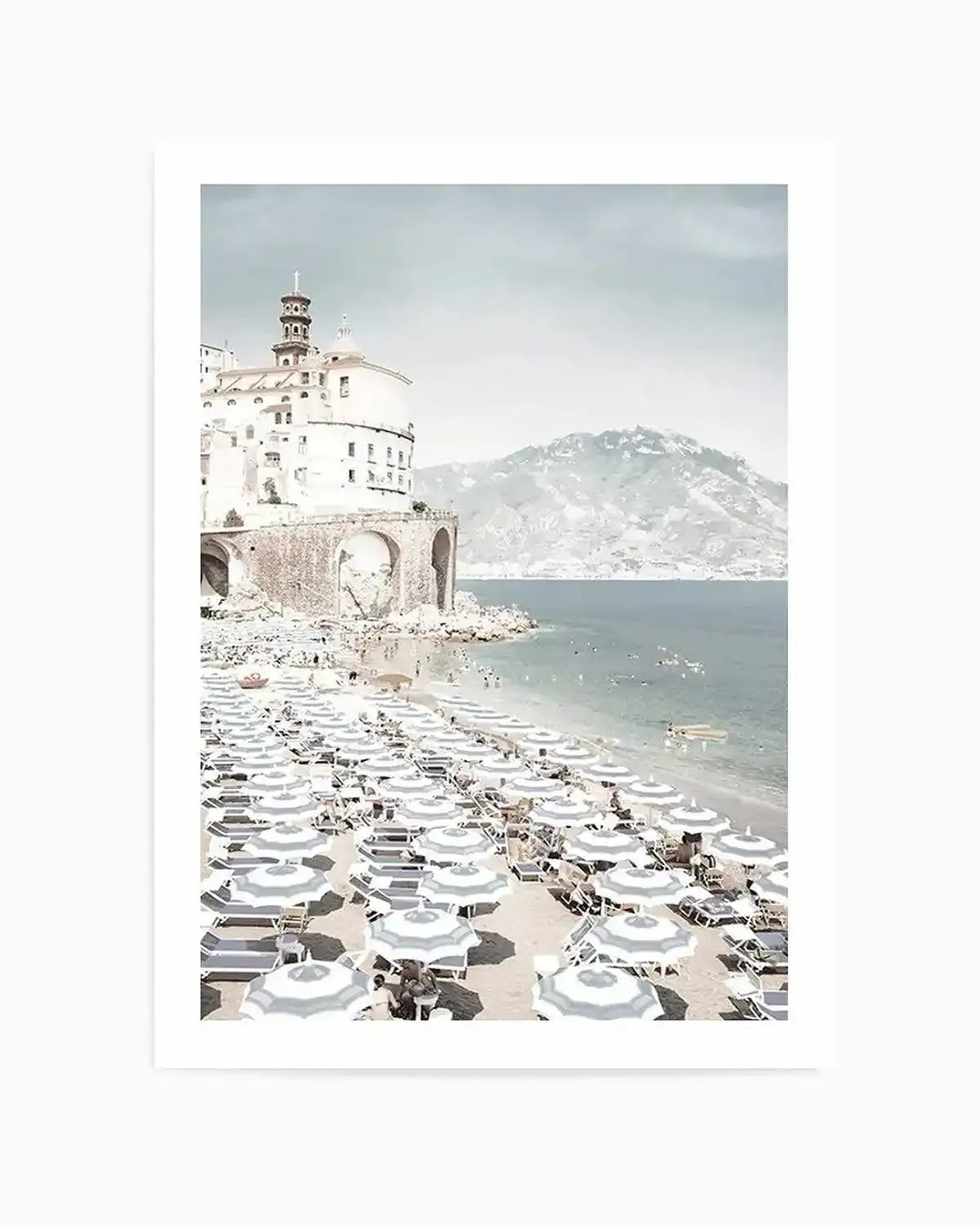Amalfi Coast Life III Art Print from Olive et Oriel where you can shop wallpaper and artworks online