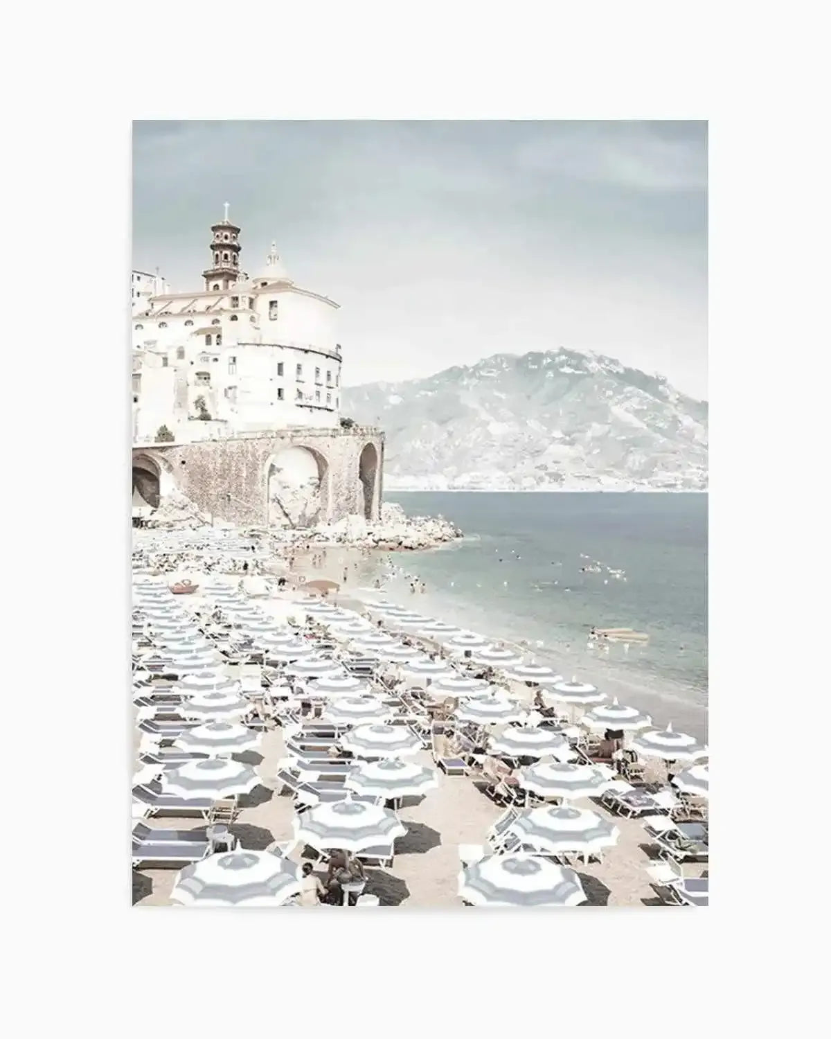 Amalfi Coast Life III Art Print from Olive et Oriel where you can shop wallpaper and artworks online