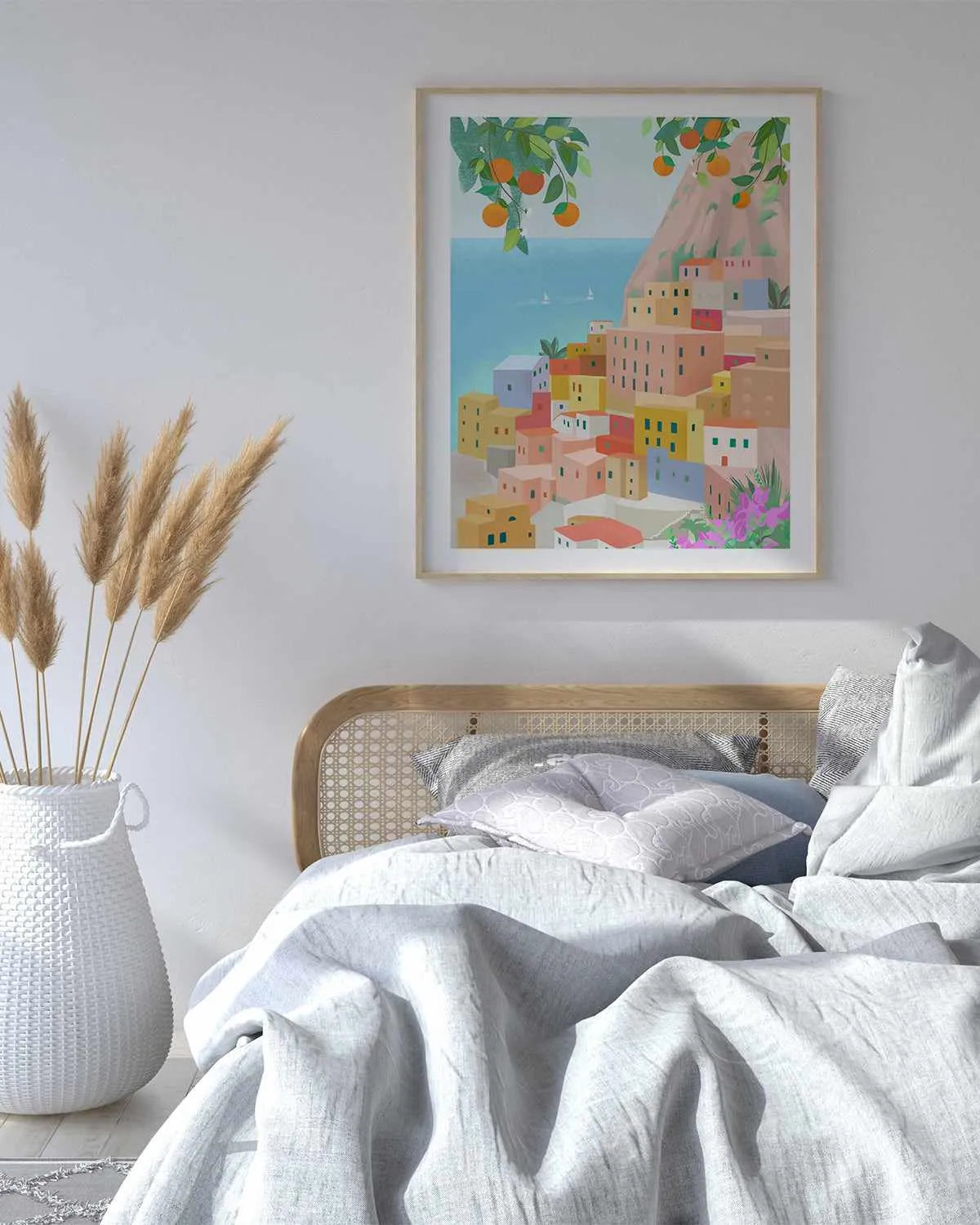 Amalfi Coast, Italy by Petra Lizde Art Print from Olive et Oriel where you can shop wallpaper and artworks online