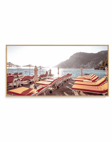 Amalfi Forever by Teigan Geercke | Panoramic Canvas Art Print from Olive et Oriel where you can shop wallpaper and artworks online